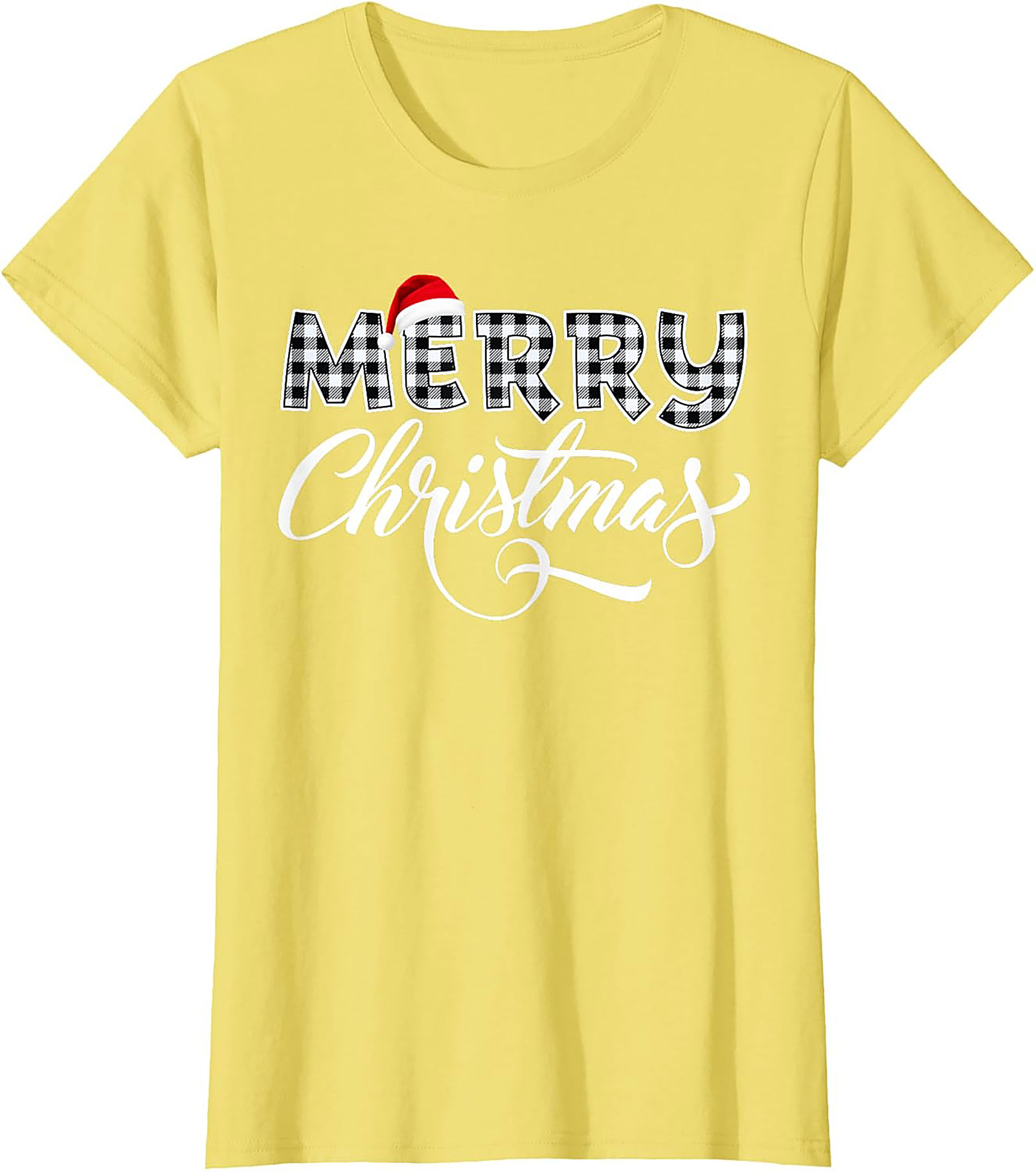 Cozy Buffalo Plaid Christmas T-shirt Holiday Graphic Tee