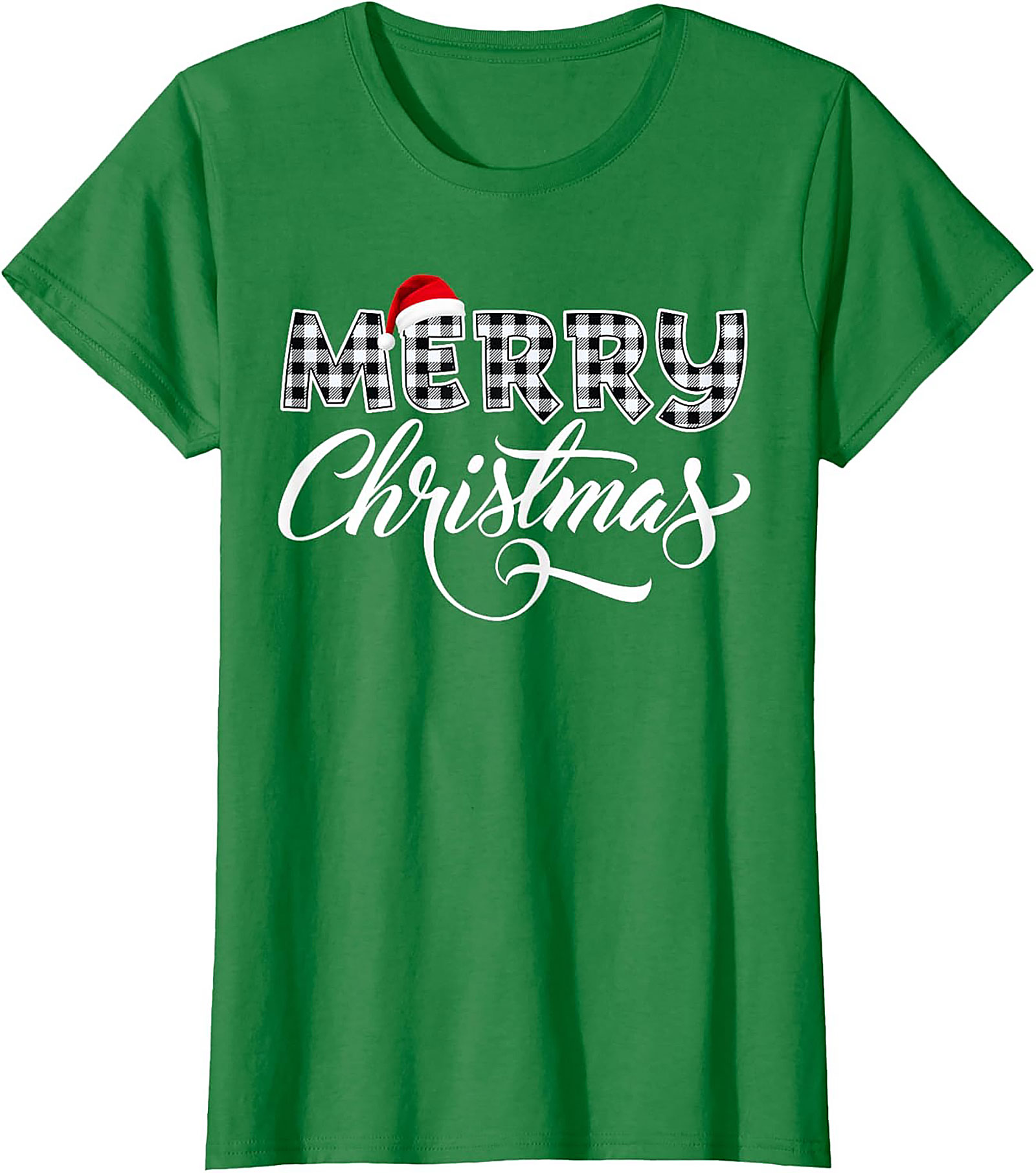 Cozy Buffalo Plaid Christmas T-shirt Holiday Graphic Tee