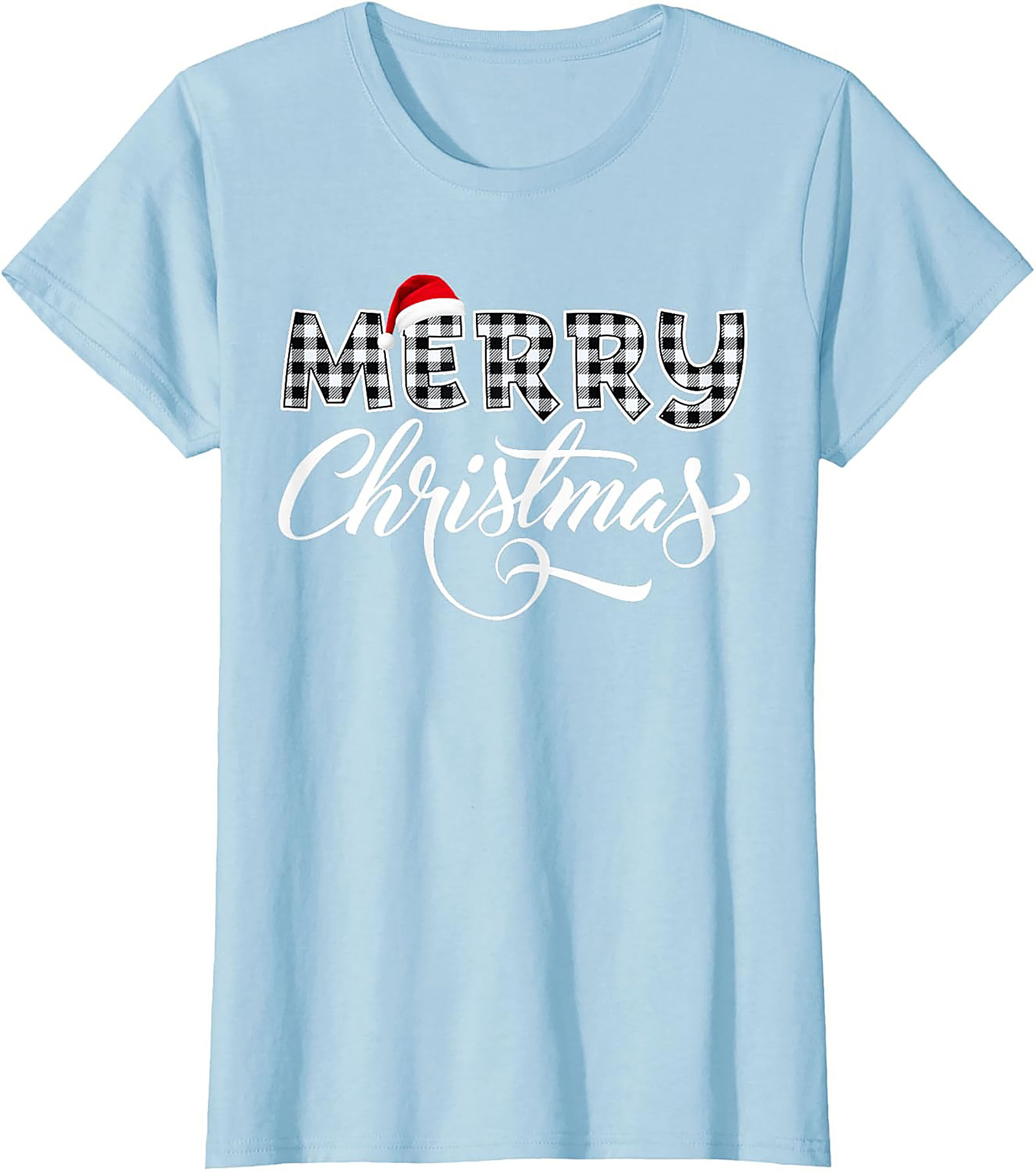 Cozy Buffalo Plaid Christmas T-shirt Holiday Graphic Tee