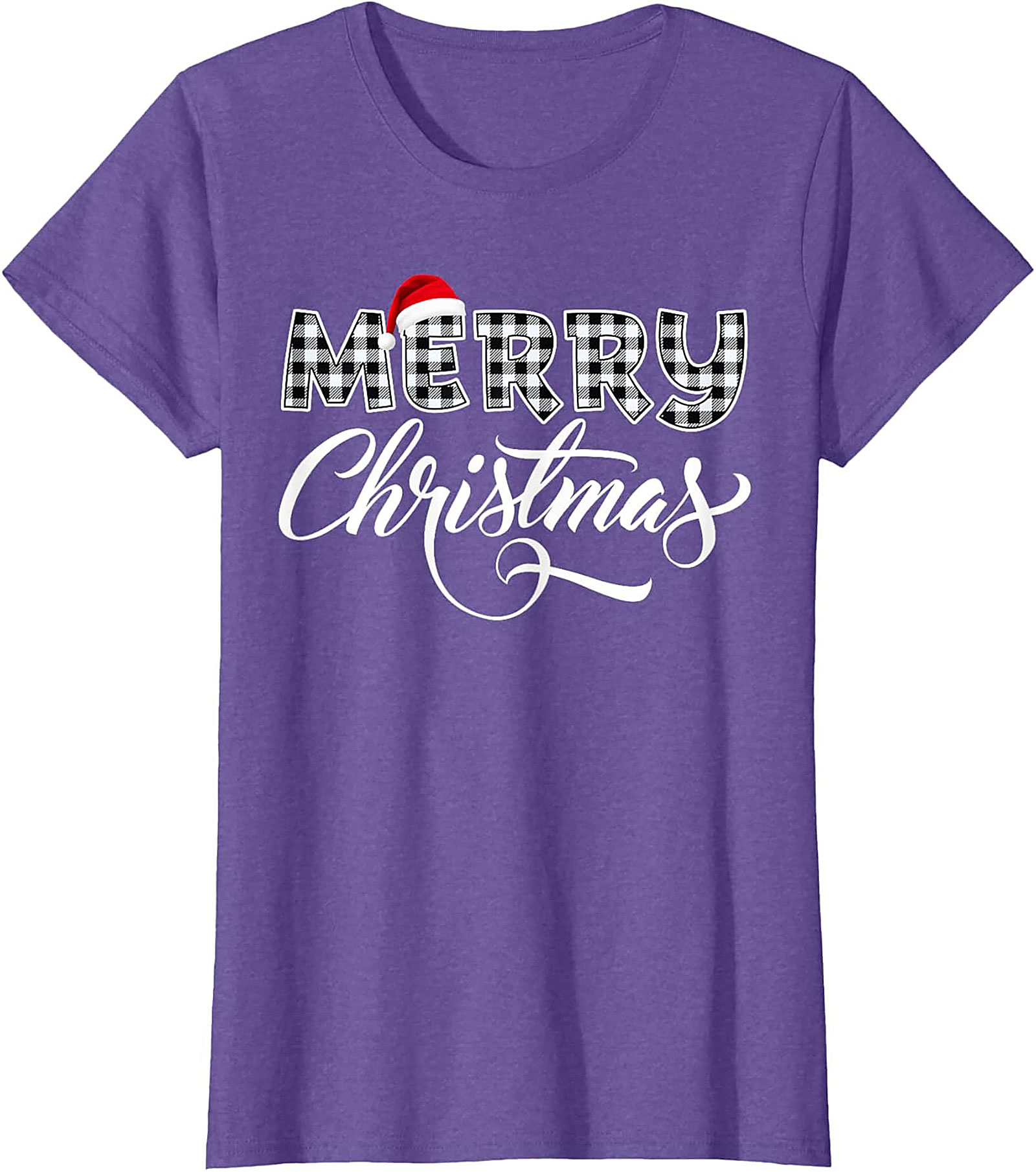 Cozy Buffalo Plaid Christmas T-shirt Holiday Graphic Tee