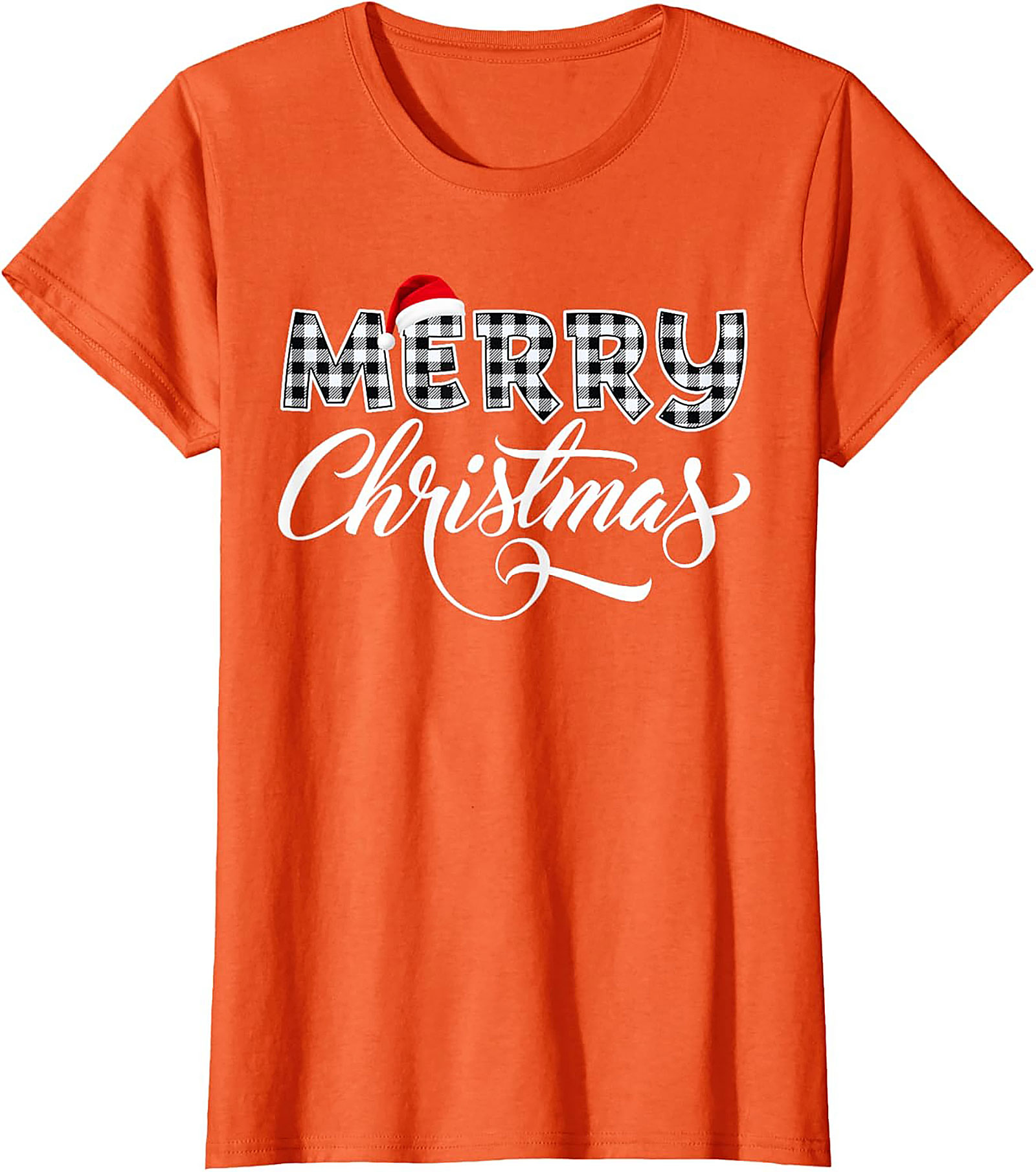 Cozy Buffalo Plaid Christmas T-shirt Holiday Graphic Tee