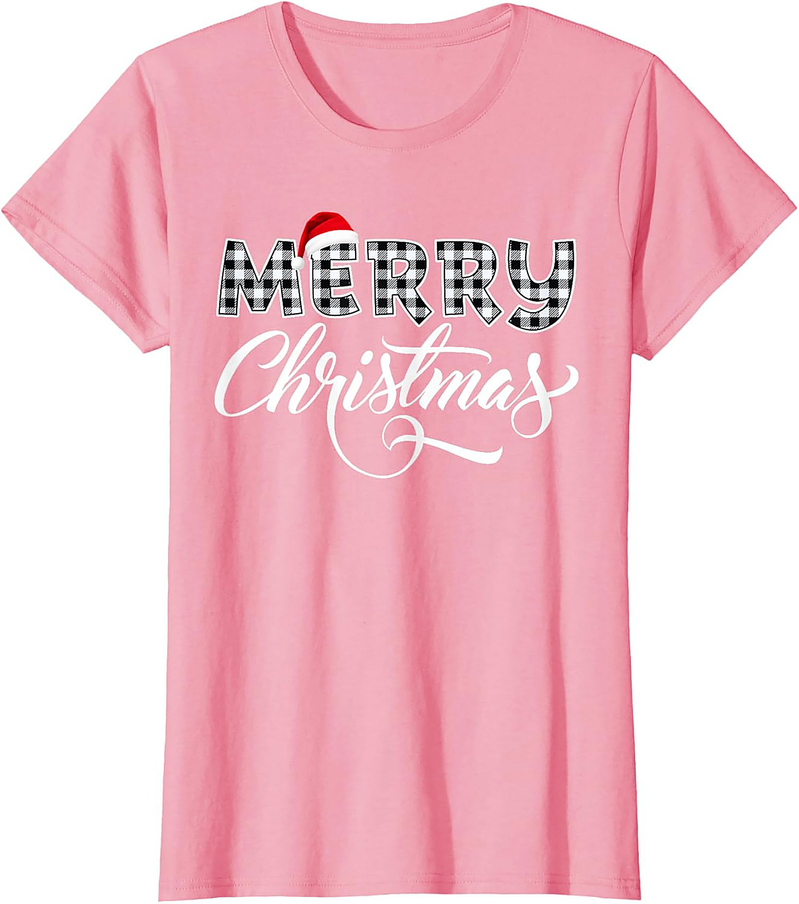Cozy Buffalo Plaid Christmas T-shirt Holiday Graphic Tee