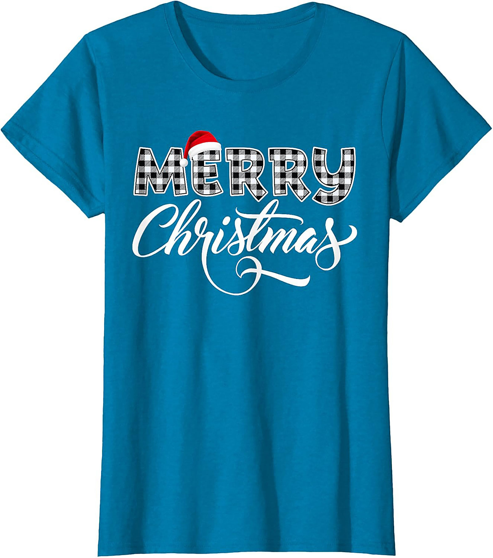 Cozy Buffalo Plaid Christmas T-shirt Holiday Graphic Tee