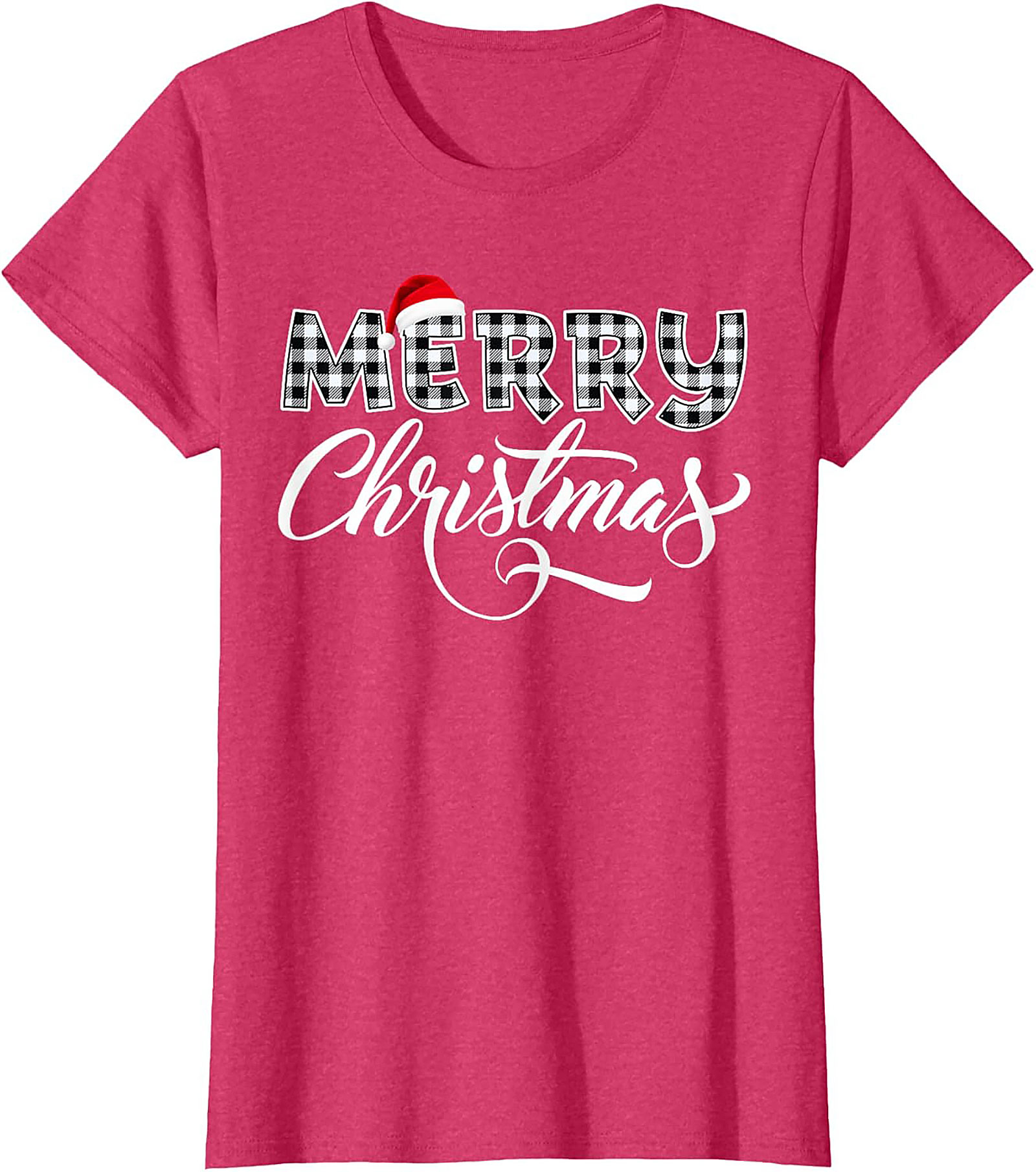 Cozy Buffalo Plaid Christmas T-shirt Holiday Graphic Tee