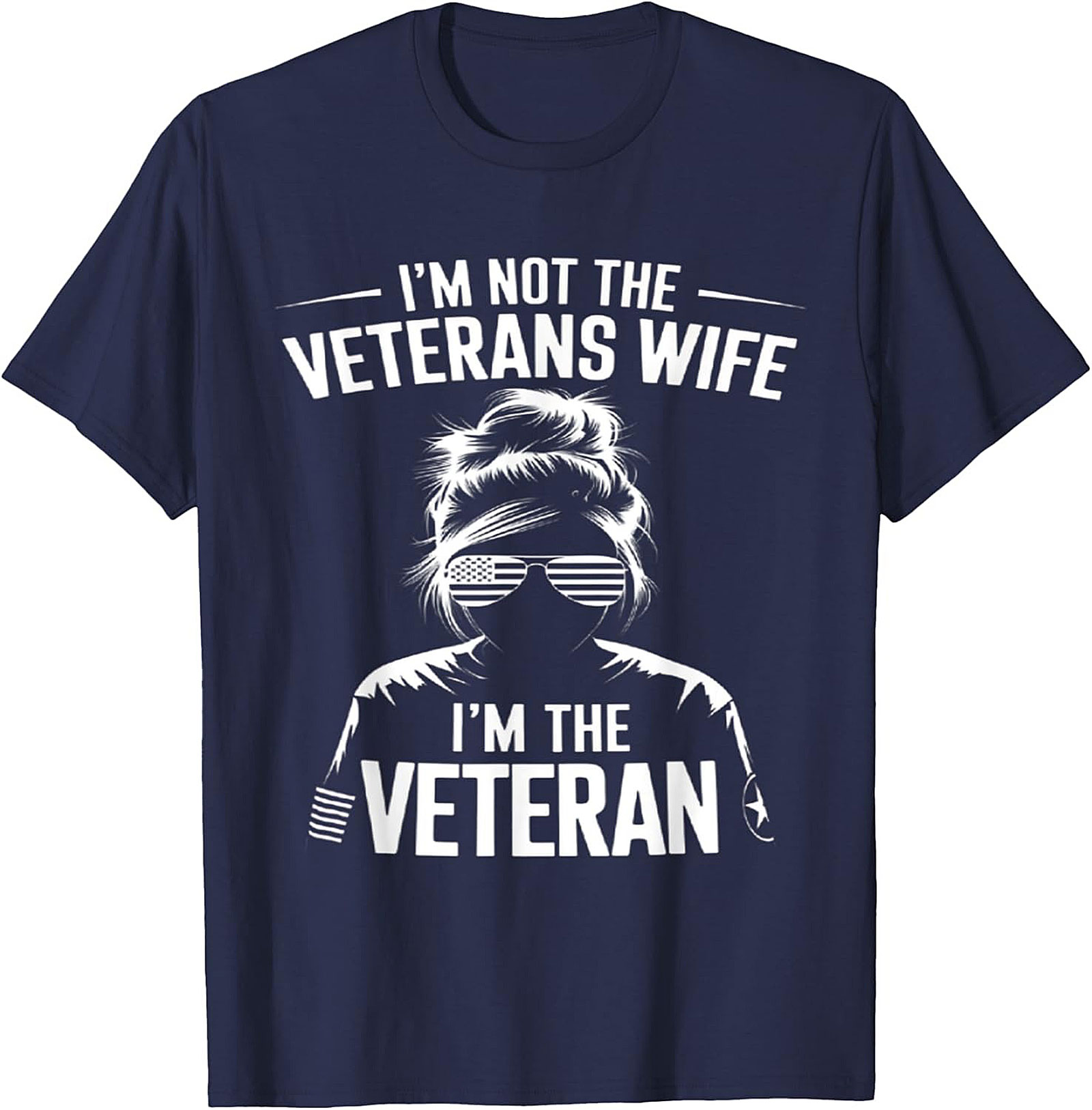 Proud Female Veteran T-Shirt | Funny Graphic Tee