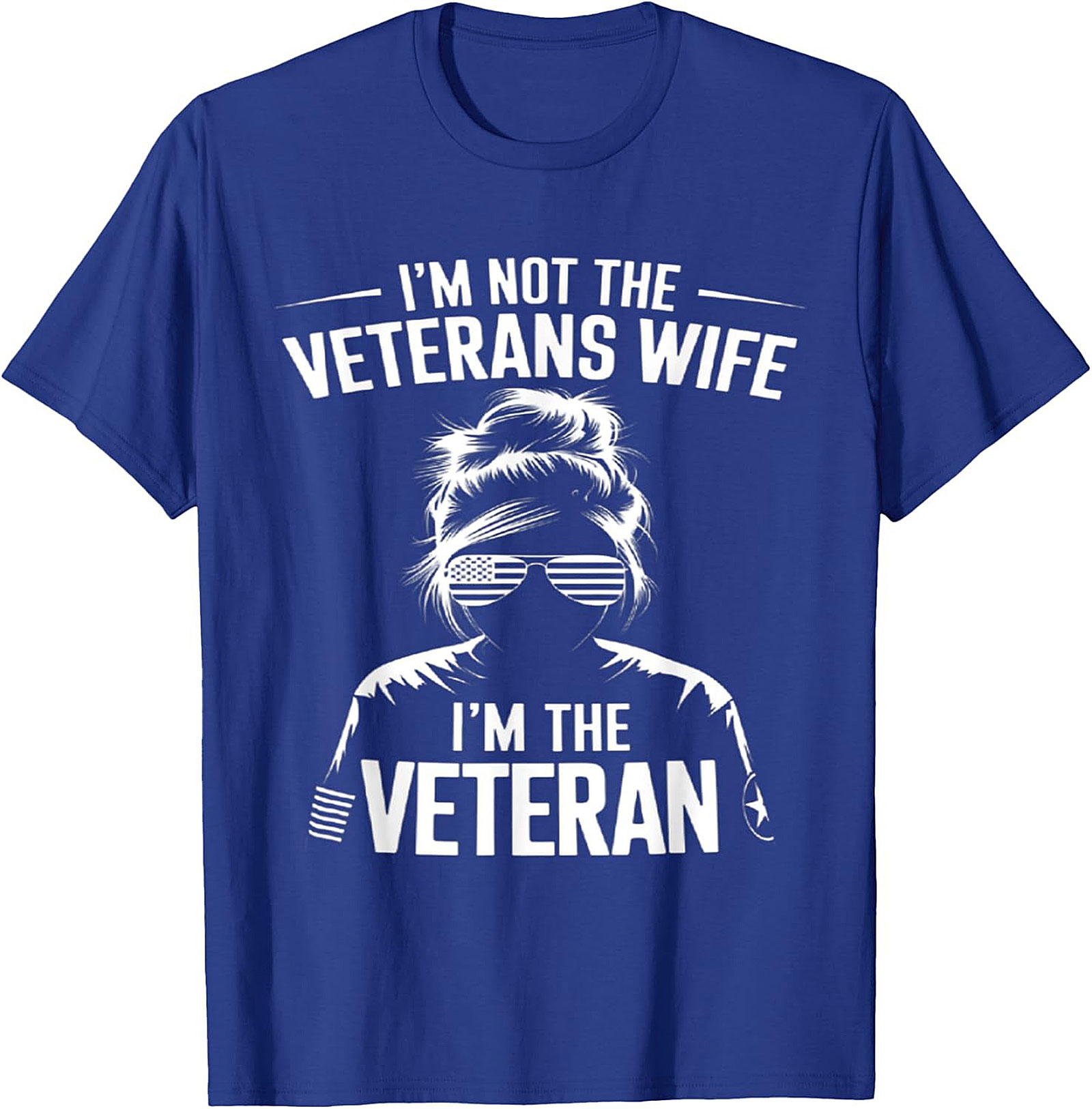 Proud Female Veteran T-Shirt | Funny Graphic Tee