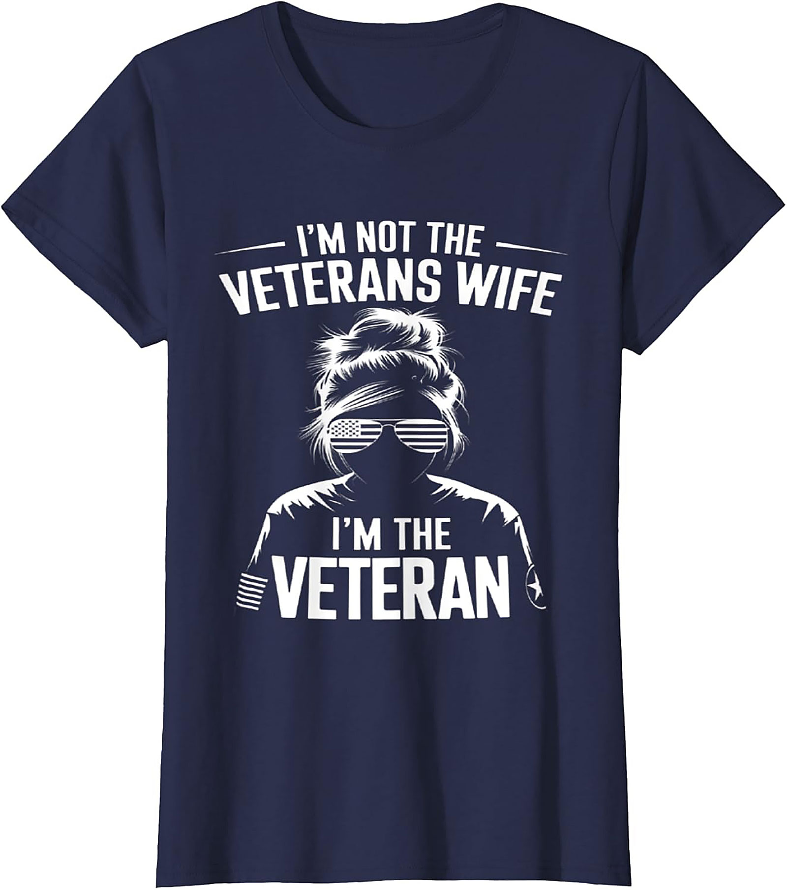 Proud Female Veteran T-Shirt | Funny Graphic Tee