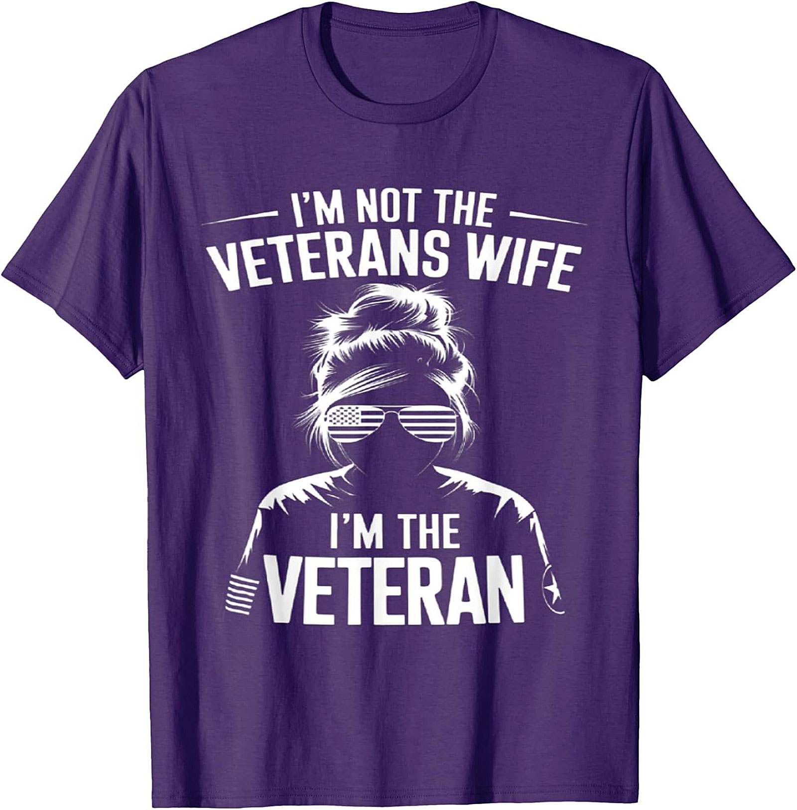 Proud Female Veteran T-Shirt | Funny Graphic Tee