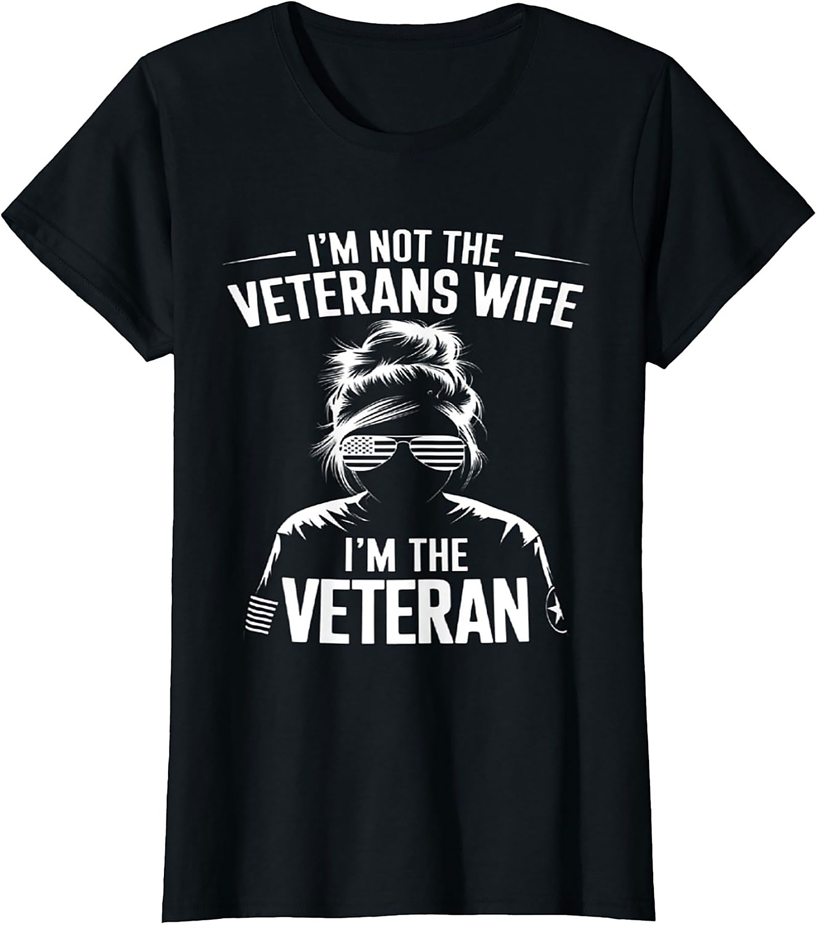 Proud Female Veteran T-Shirt | Funny Graphic Tee