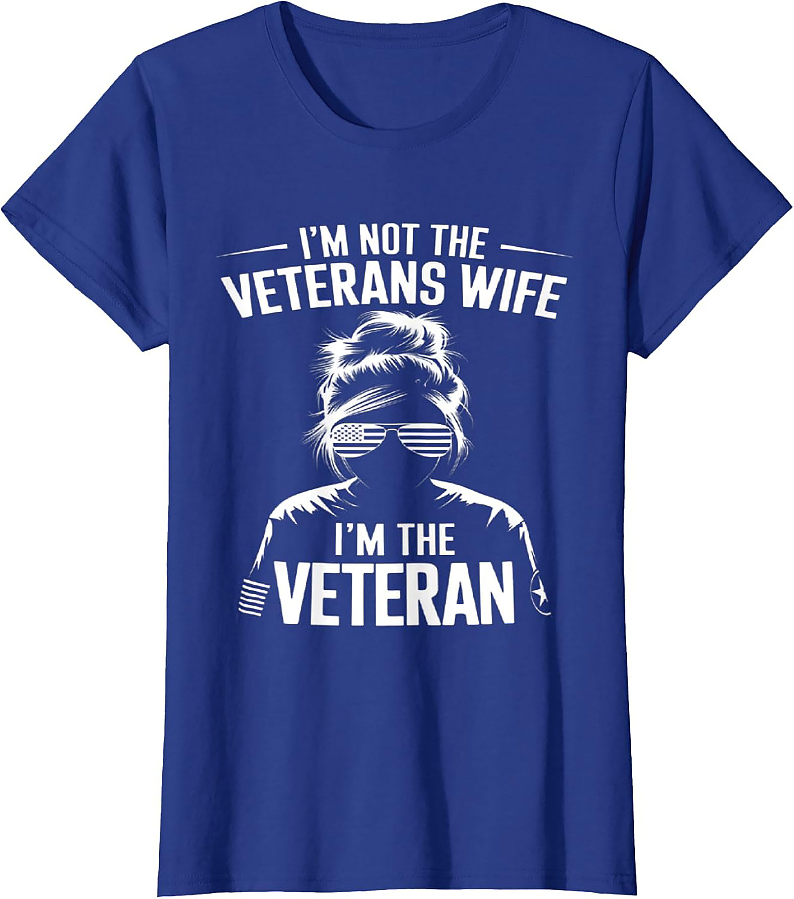 Proud Female Veteran T-Shirt | Funny Graphic Tee