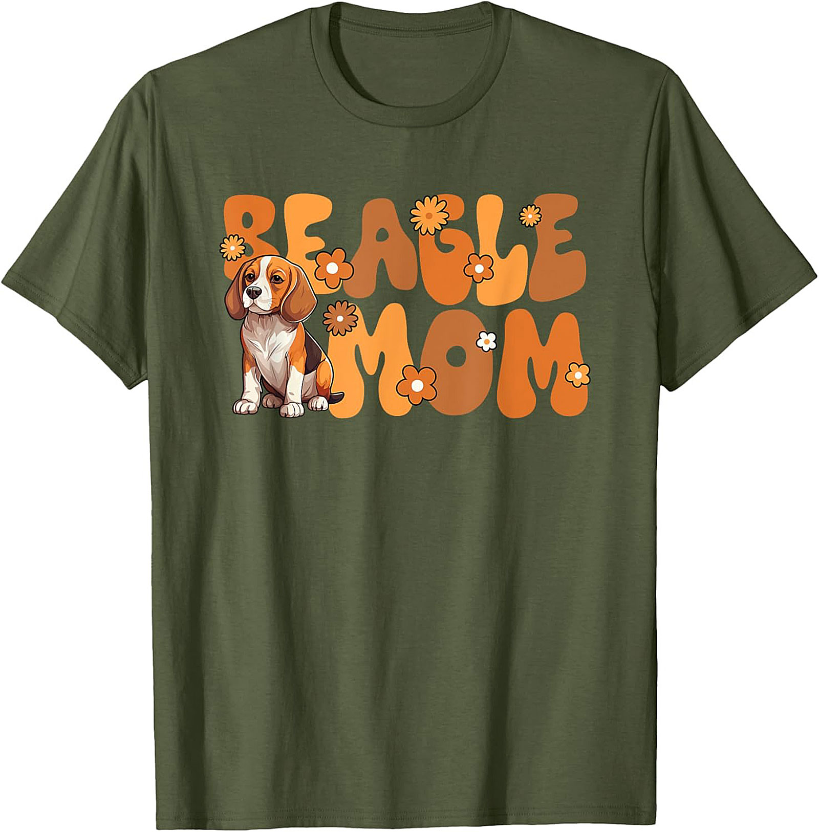 Retro Beagle Mom T-Shirt | Vintage Dog Lover Graphic Tee
