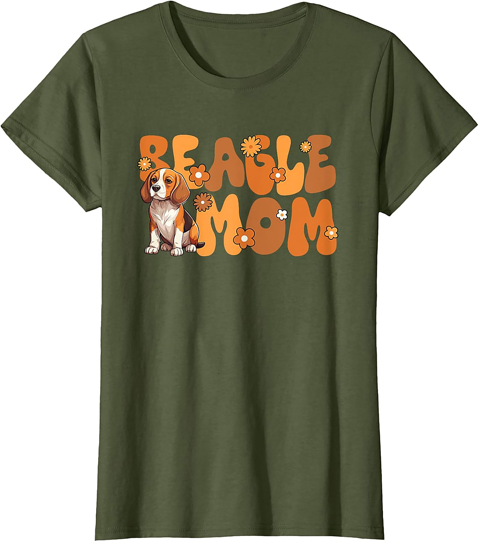 Retro Beagle Mom T-Shirt | Vintage Dog Lover Graphic Tee