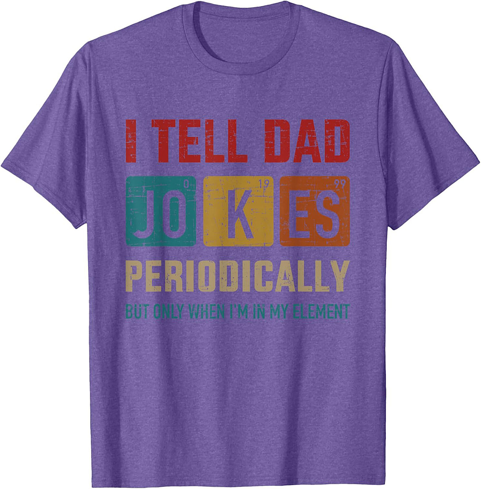 Periodic Table Dad Jokes T-Shirt Funny Science Tee