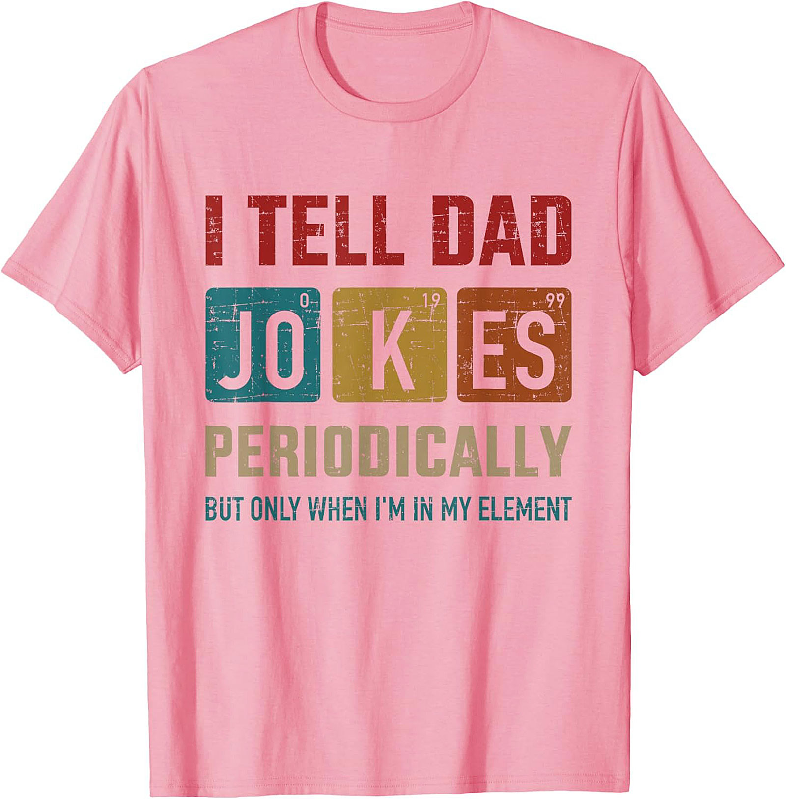 Periodic Table Dad Jokes T-Shirt Funny Science Tee