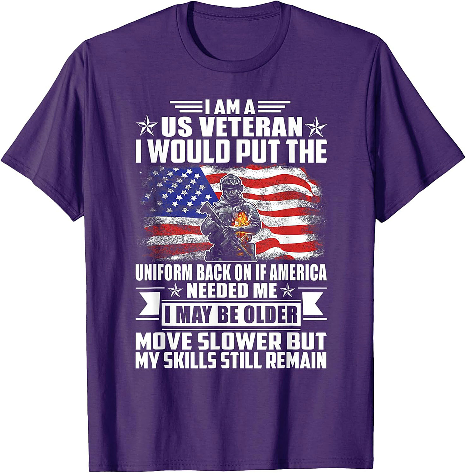 US Veteran Graphic Tee - My Skills Still Remain Shirt