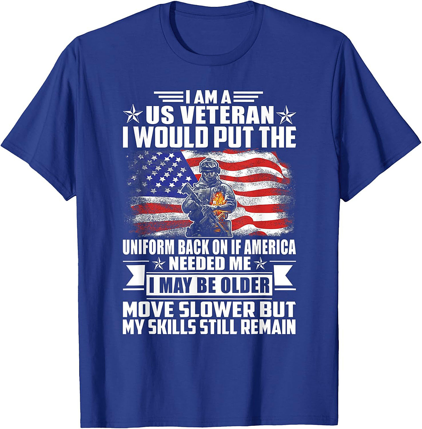 US Veteran Graphic Tee - My Skills Still Remain Shirt