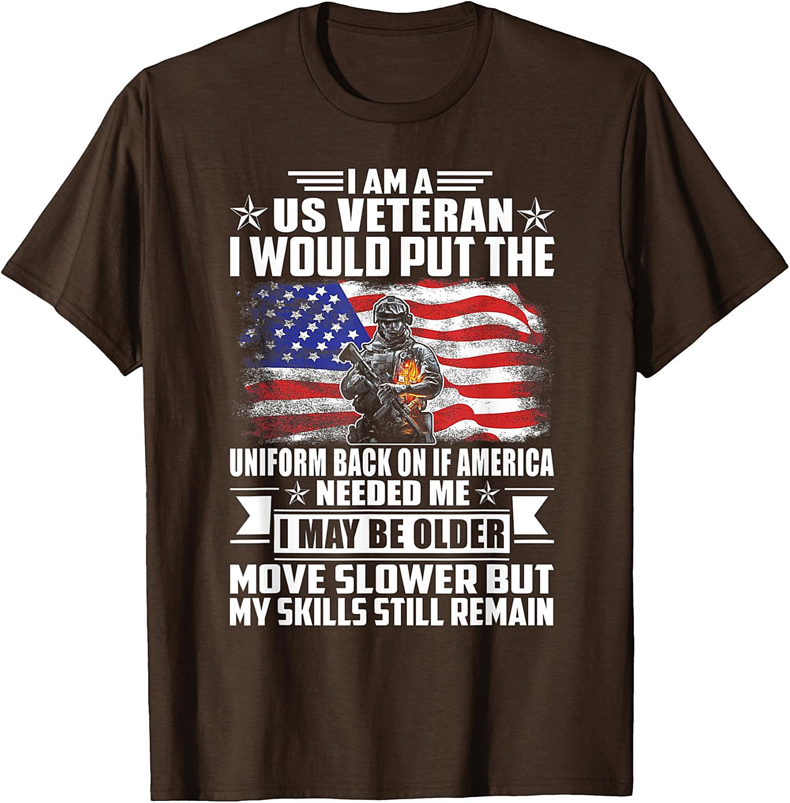 US Veteran Graphic Tee - My Skills Still Remain Shirt