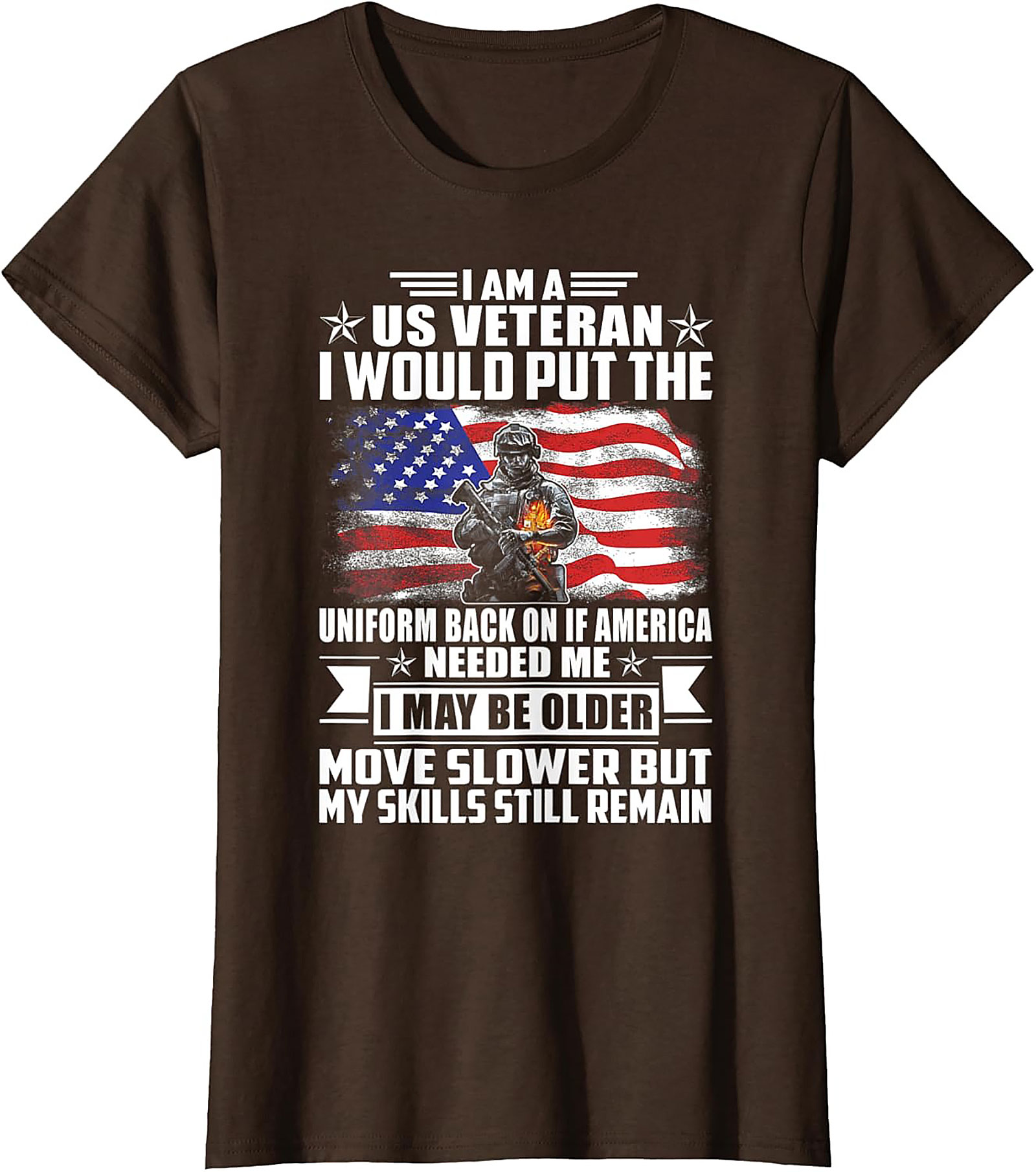 US Veteran Graphic Tee - My Skills Still Remain Shirt