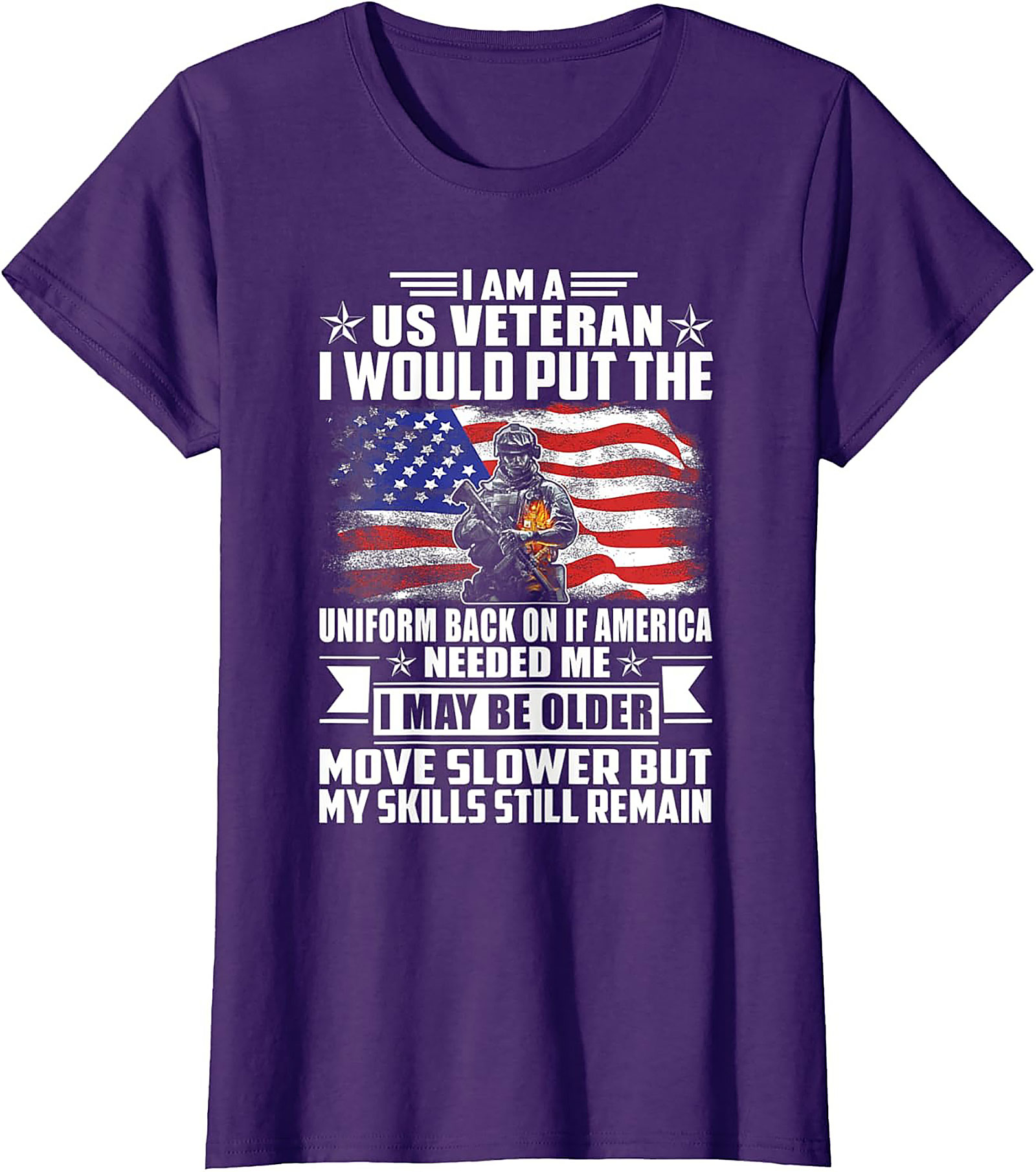 US Veteran Graphic Tee - My Skills Still Remain Shirt