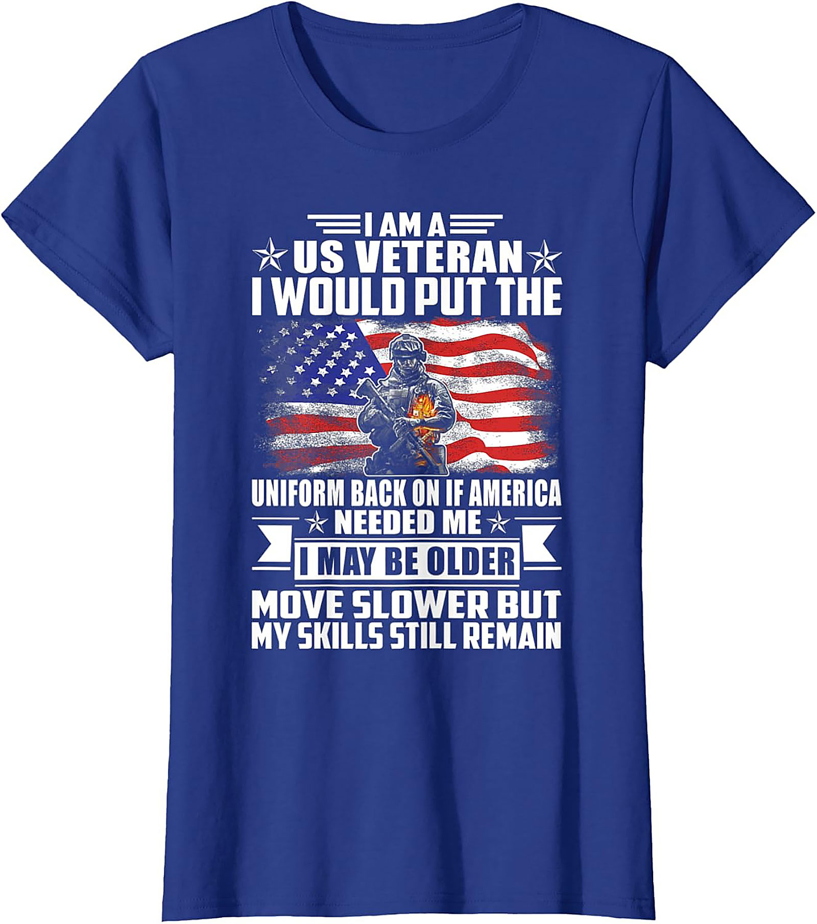 US Veteran Graphic Tee - My Skills Still Remain Shirt