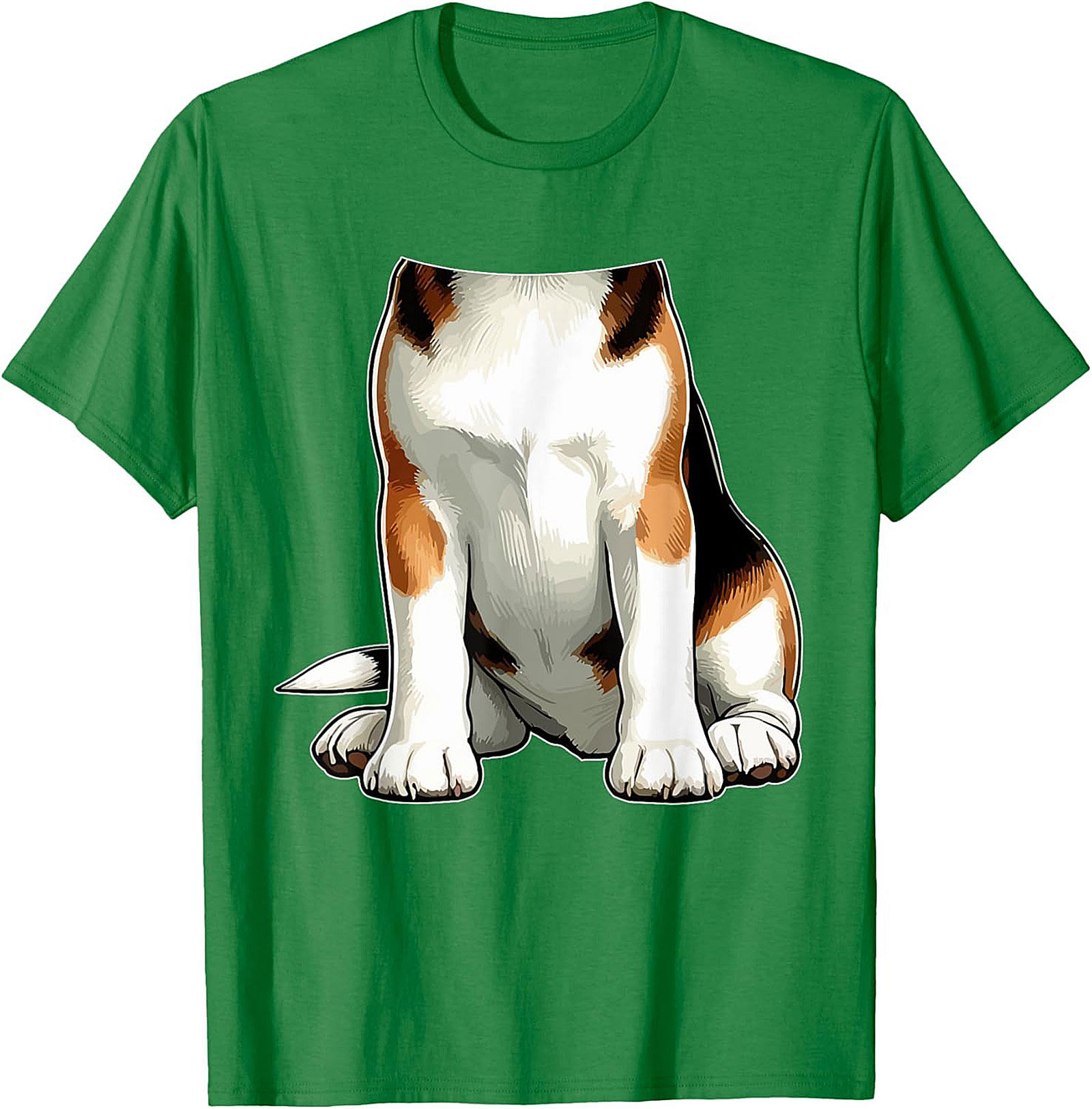 The Funny Dog Torso Graphic Tee - Sit, Stay, Look Confused