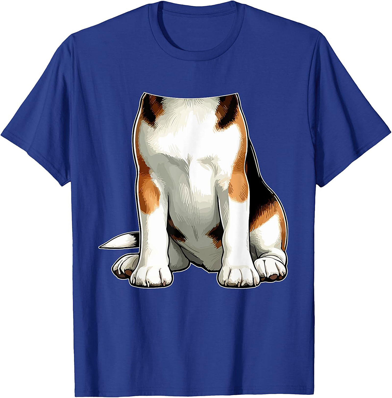 The Funny Dog Torso Graphic Tee - Sit, Stay, Look Confused