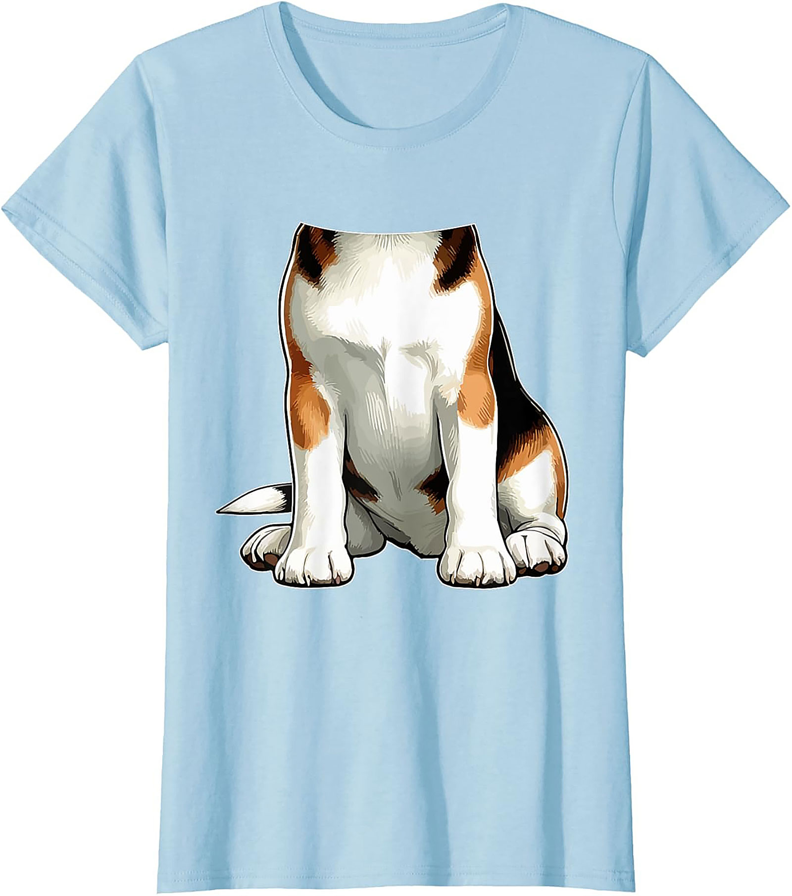 The Funny Dog Torso Graphic Tee - Sit, Stay, Look Confused