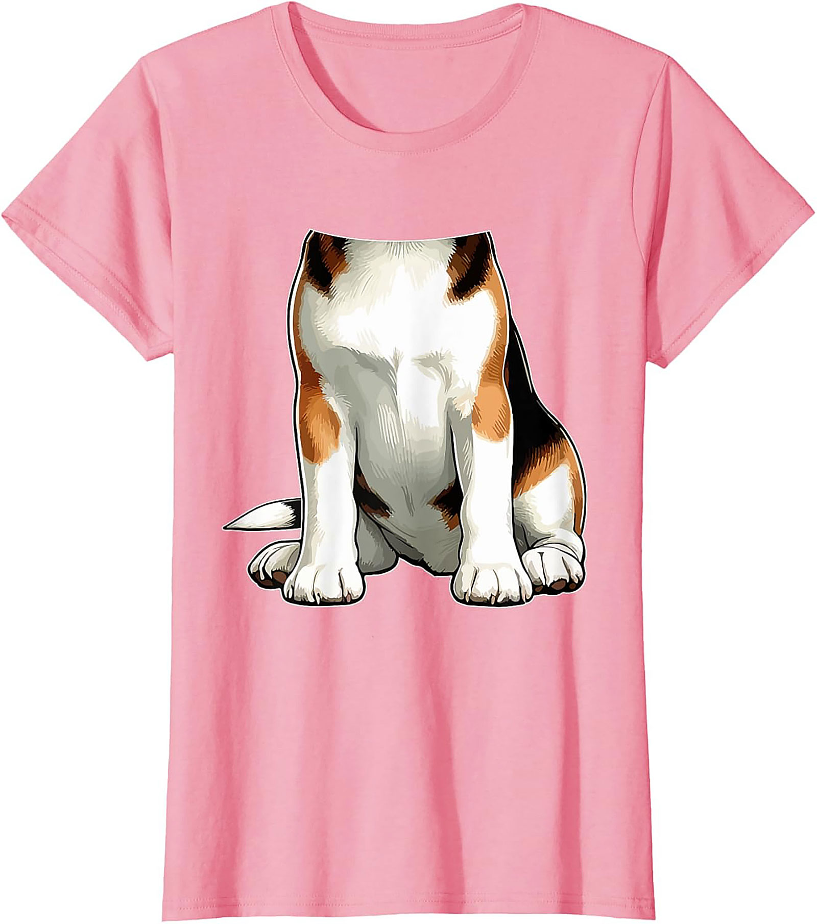 The Funny Dog Torso Graphic Tee - Sit, Stay, Look Confused