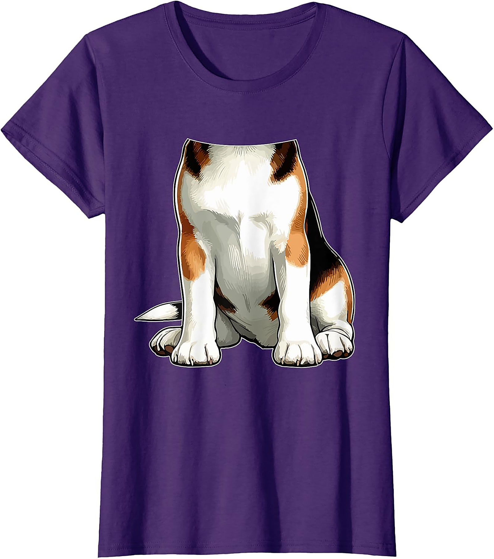 The Funny Dog Torso Graphic Tee - Sit, Stay, Look Confused