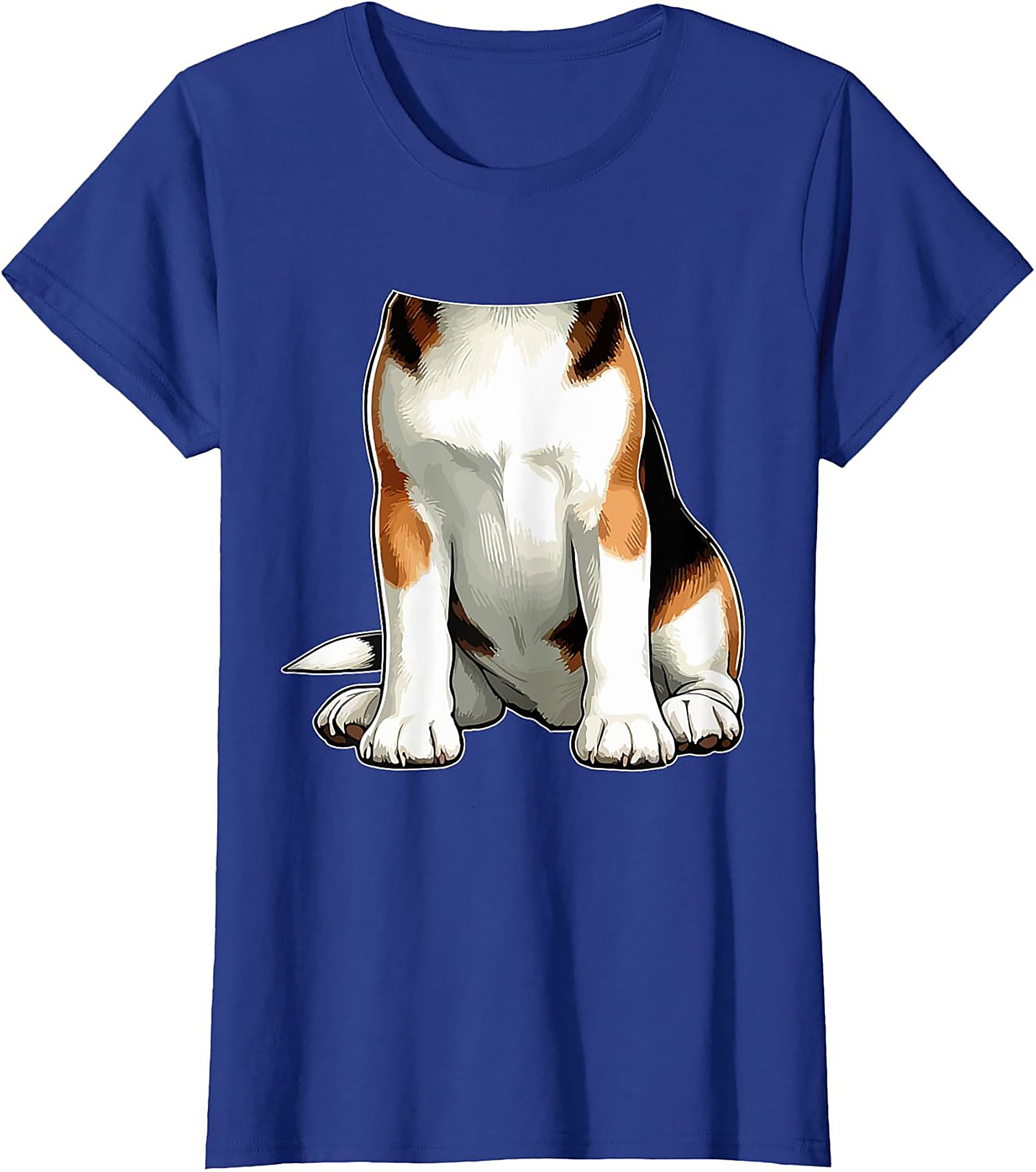 The Funny Dog Torso Graphic Tee - Sit, Stay, Look Confused