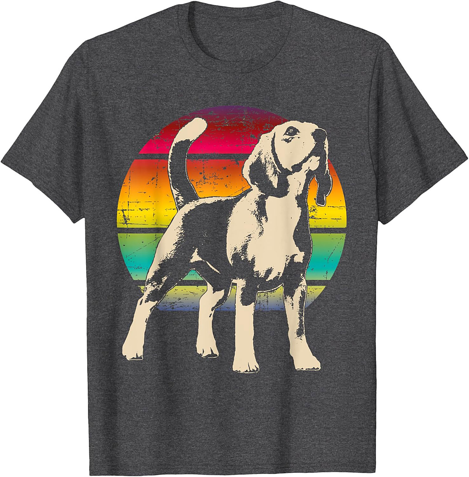 Vintage Beagle T-shirt | Retro Dog Sunset Graphic Tee