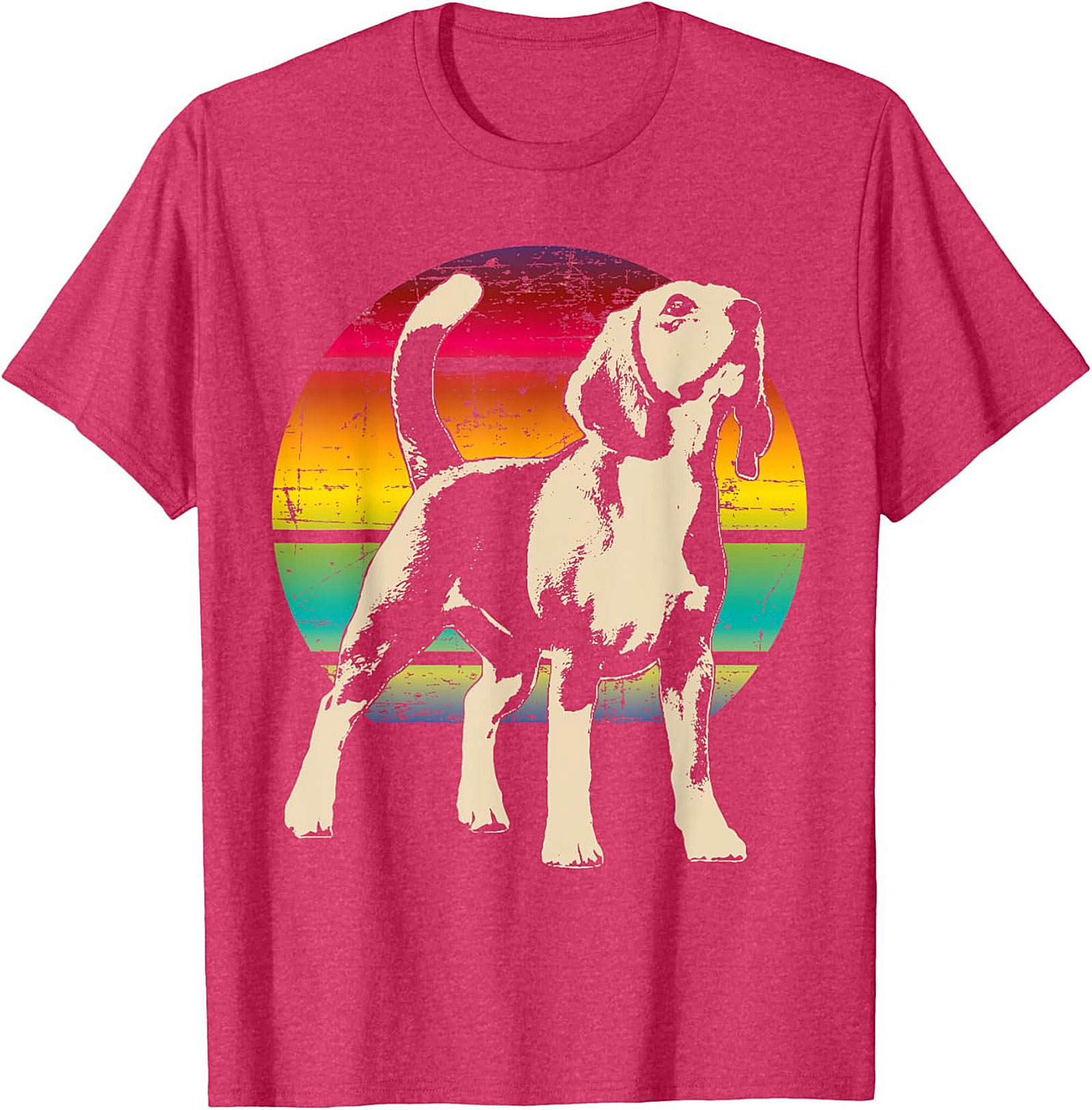 Vintage Beagle T-shirt | Retro Dog Sunset Graphic Tee