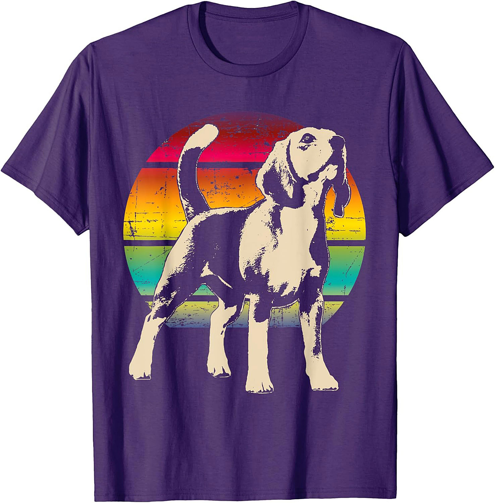 Vintage Beagle T-shirt | Retro Dog Sunset Graphic Tee