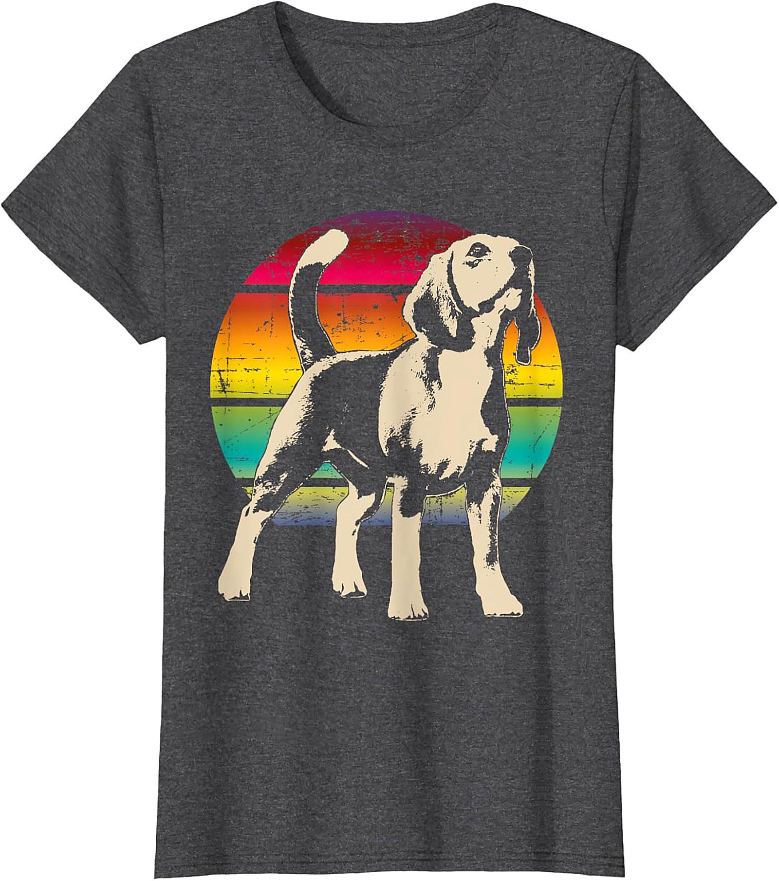 Vintage Beagle T-shirt | Retro Dog Sunset Graphic Tee