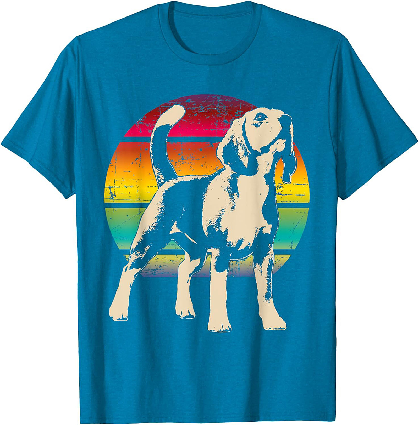 Vintage Beagle T-shirt | Retro Dog Sunset Graphic Tee