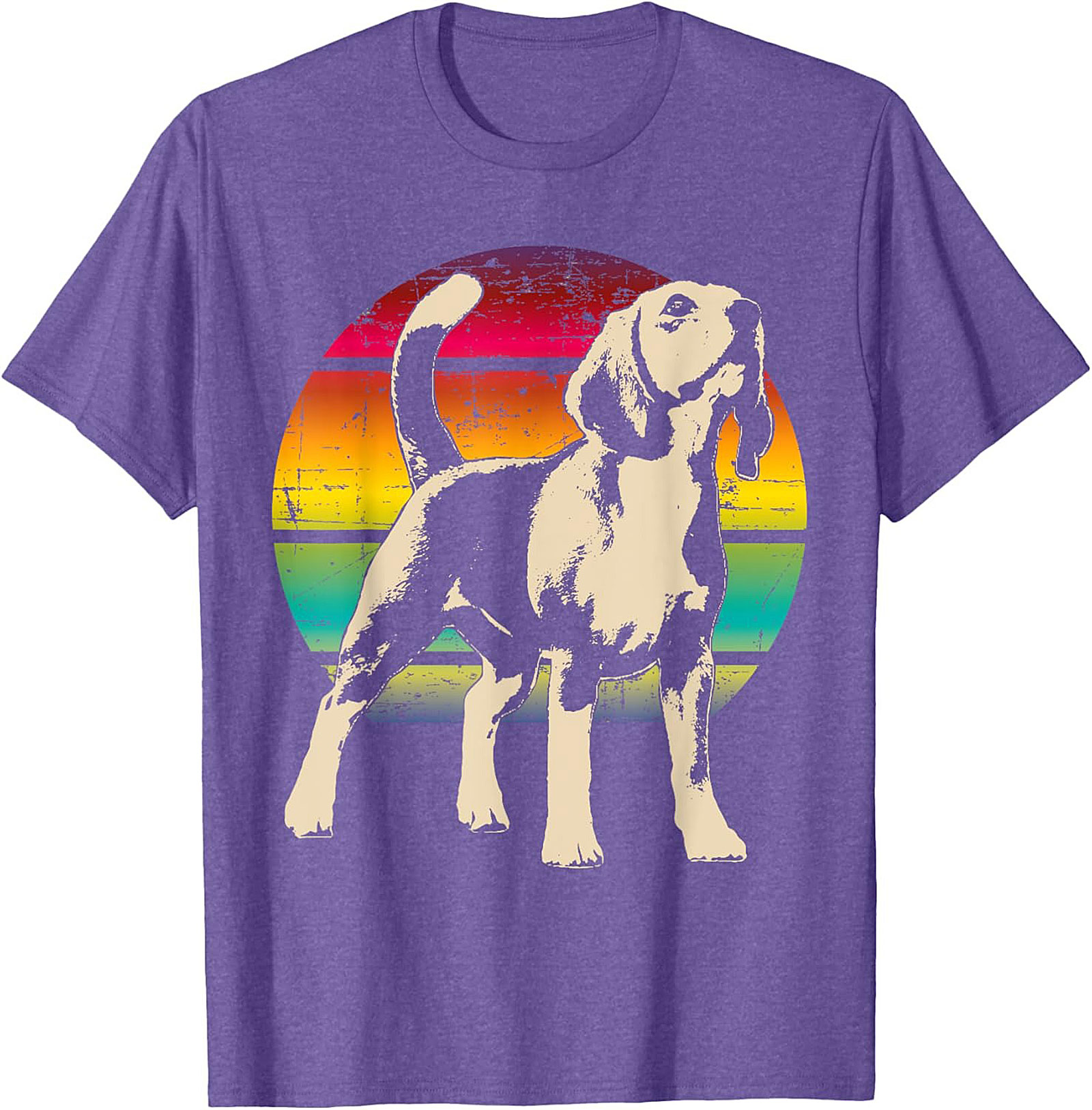 Vintage Beagle T-shirt | Retro Dog Sunset Graphic Tee