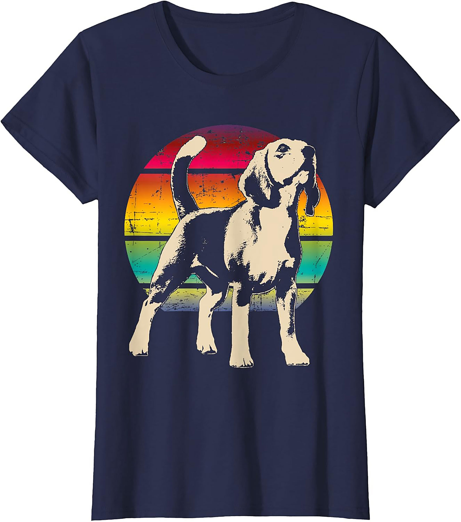 Vintage Beagle T-shirt | Retro Dog Sunset Graphic Tee