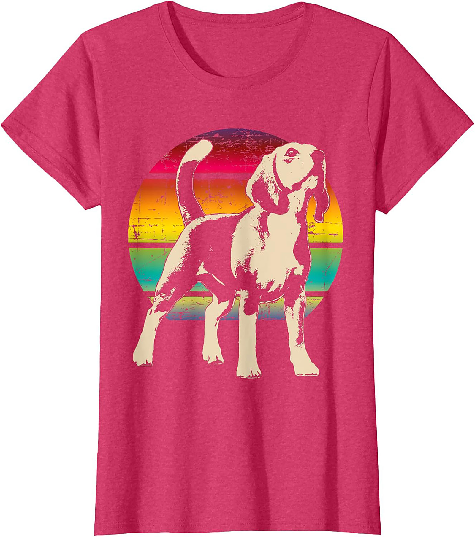 Vintage Beagle T-shirt | Retro Dog Sunset Graphic Tee