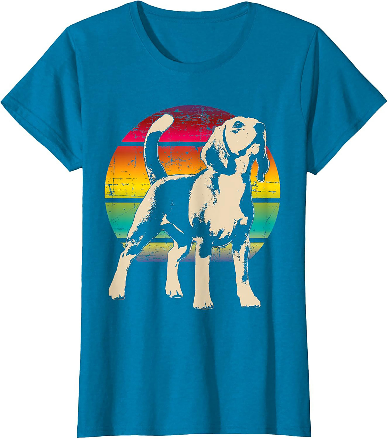 Vintage Beagle T-shirt | Retro Dog Sunset Graphic Tee