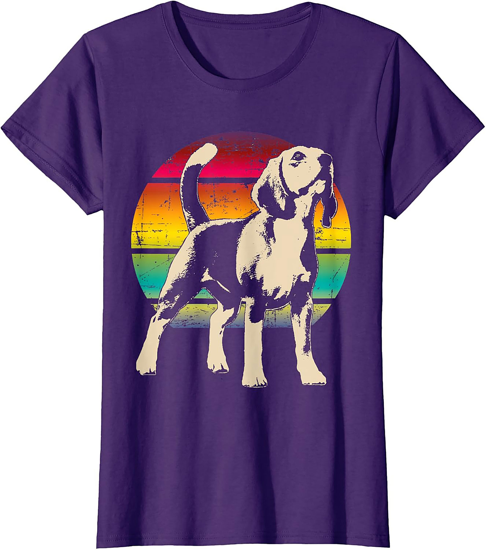 Vintage Beagle T-shirt | Retro Dog Sunset Graphic Tee