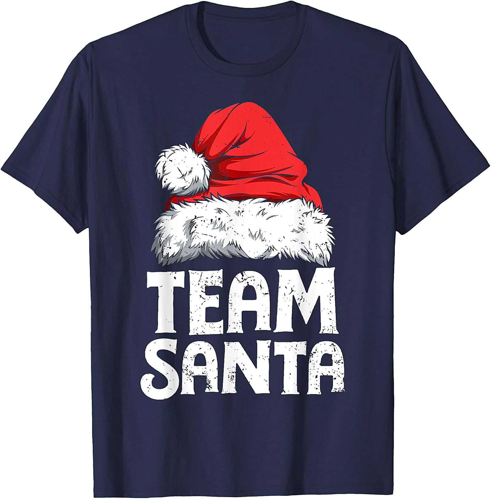 Team Santa Graphic Tee Funny Christmas Shirt