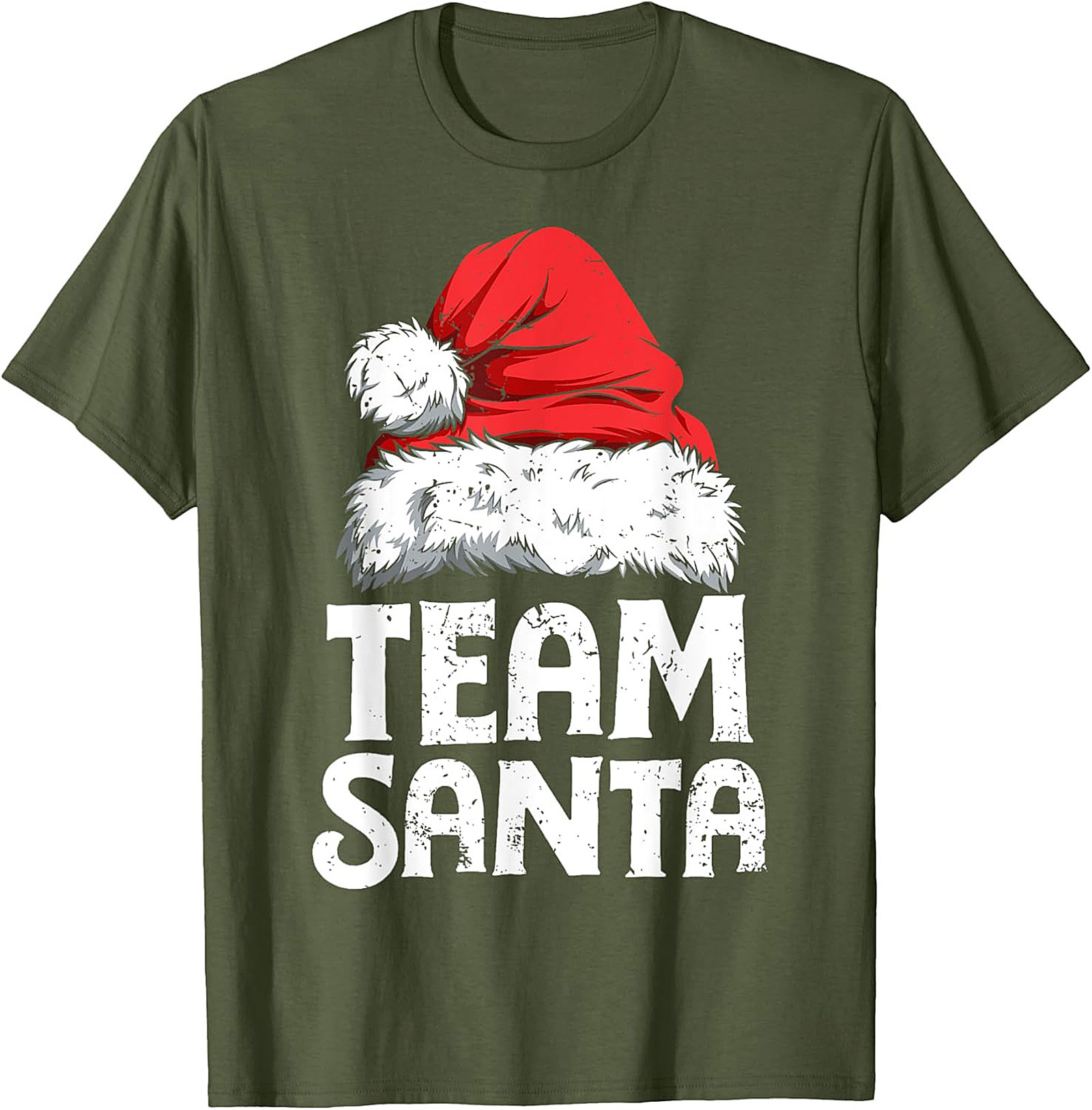 Team Santa Graphic Tee Funny Christmas Shirt