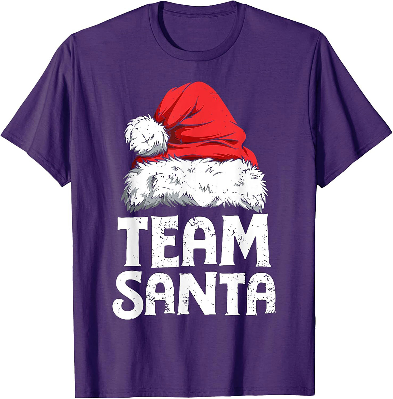 Team Santa Graphic Tee Funny Christmas Shirt