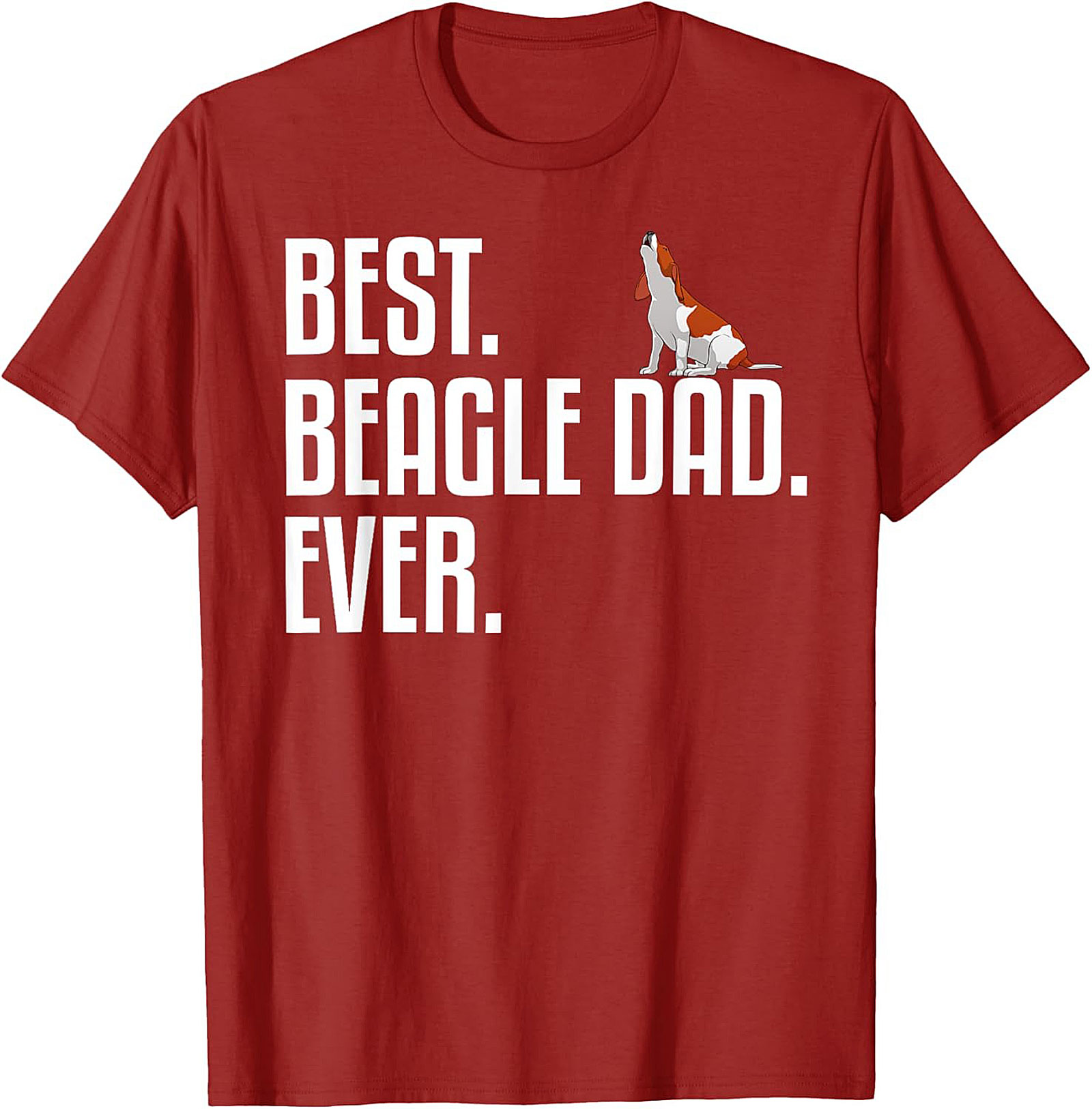 Best Beagle Dad Ever T-shirt | Funny Dog Dad Graphic Tee