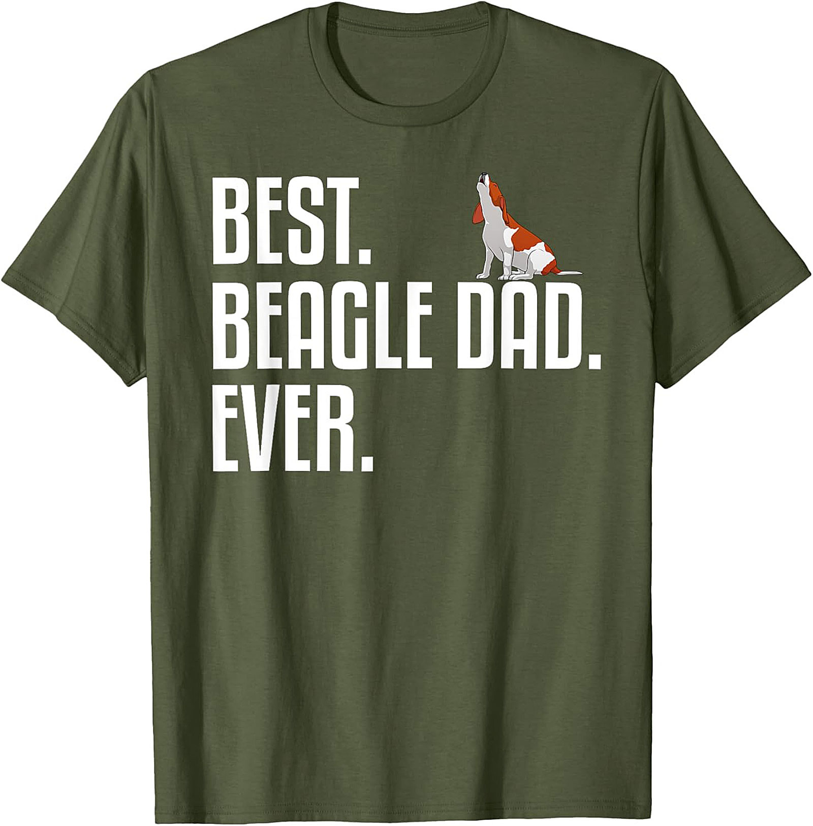 Best Beagle Dad Ever T-shirt | Funny Dog Dad Graphic Tee