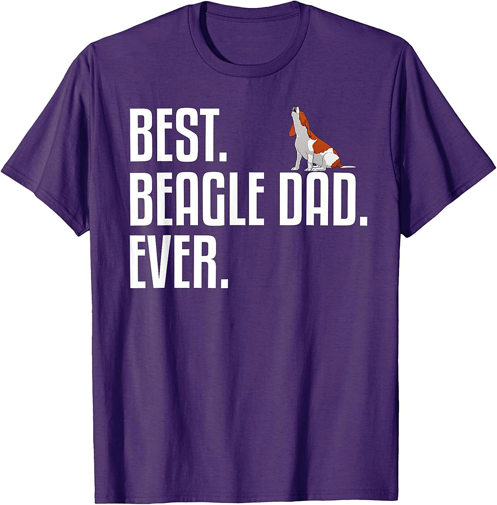 Best Beagle Dad Ever T-shirt | Funny Dog Dad Graphic Tee