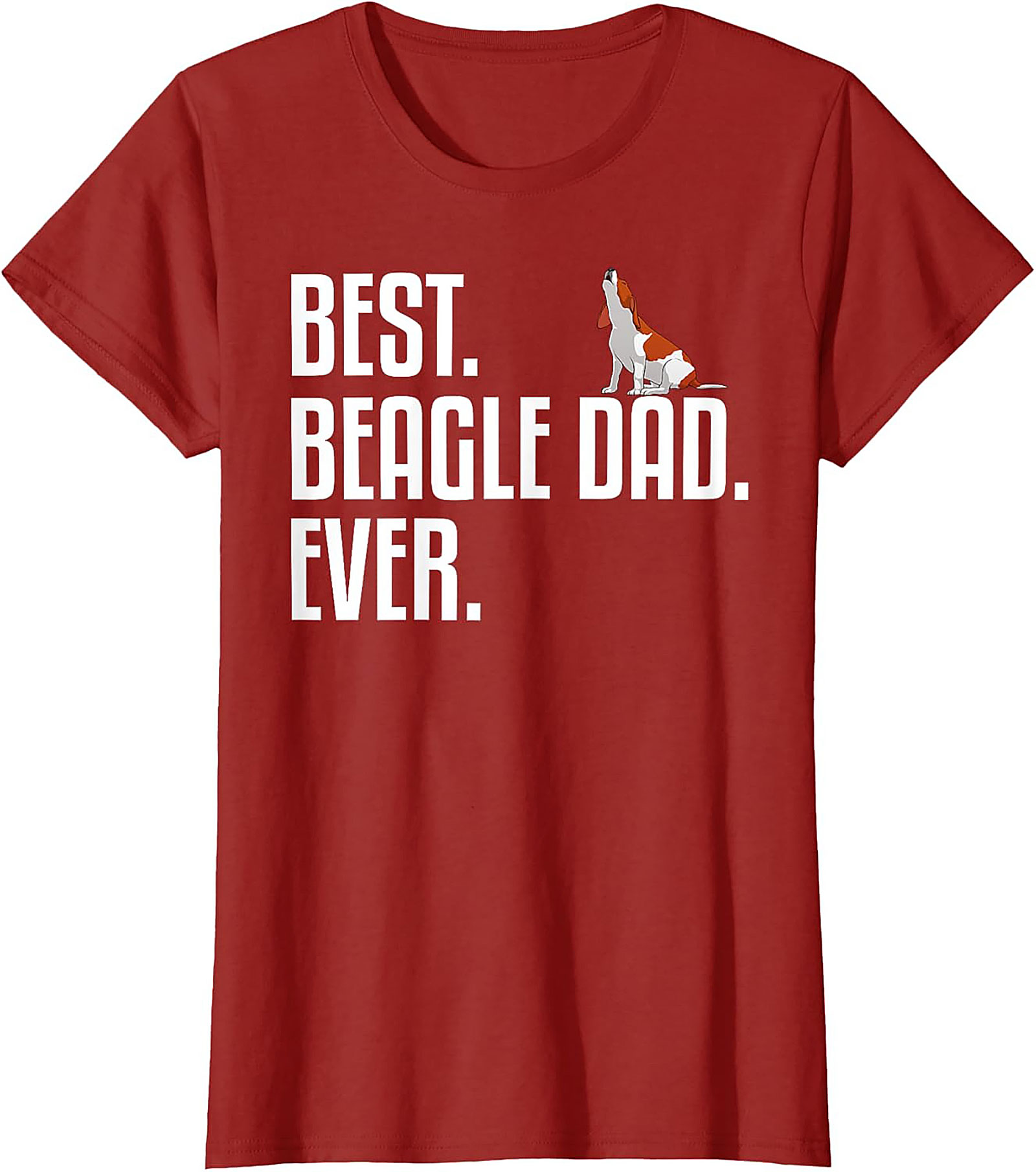 Best Beagle Dad Ever T-shirt | Funny Dog Dad Graphic Tee
