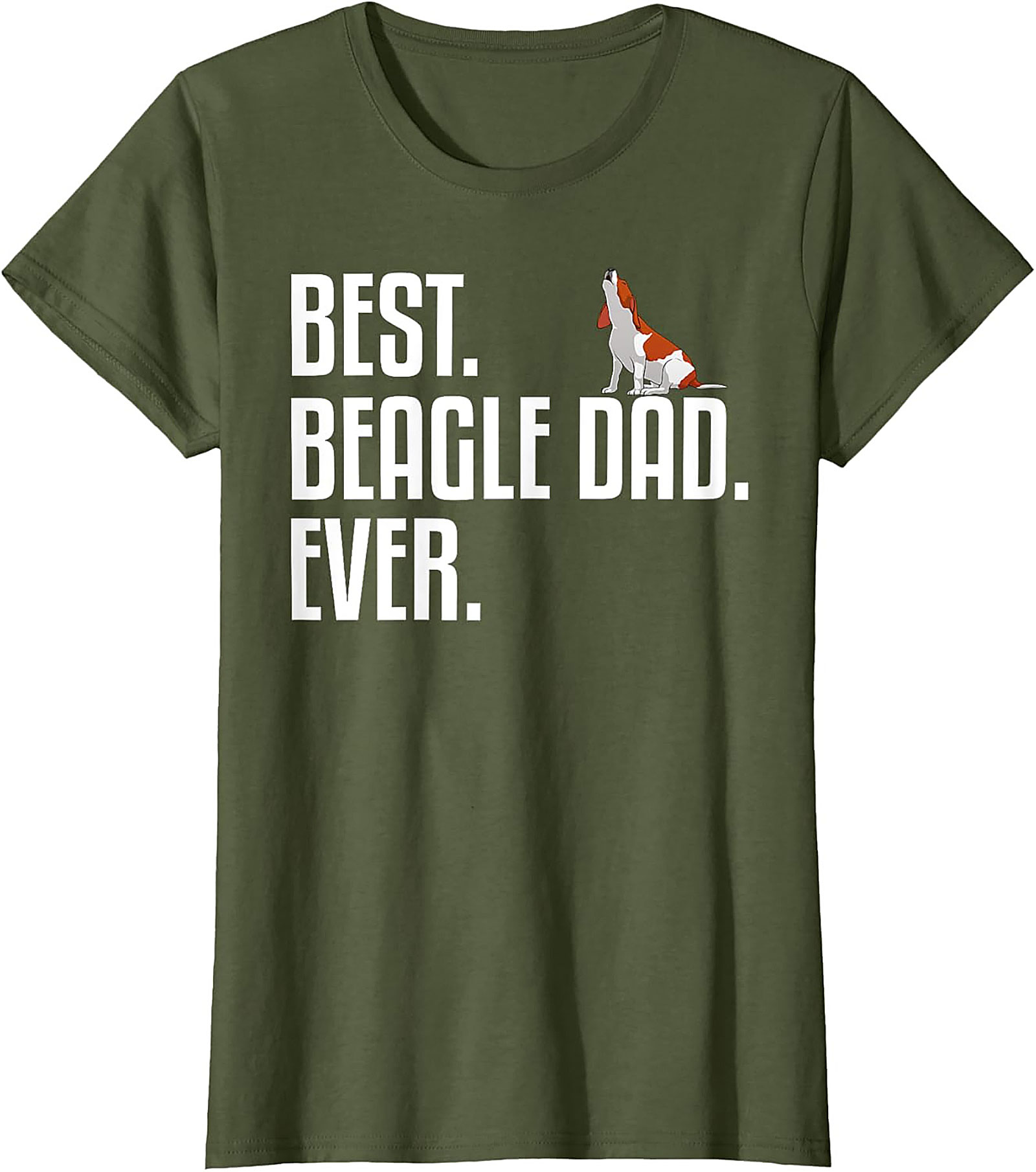 Best Beagle Dad Ever T-shirt | Funny Dog Dad Graphic Tee