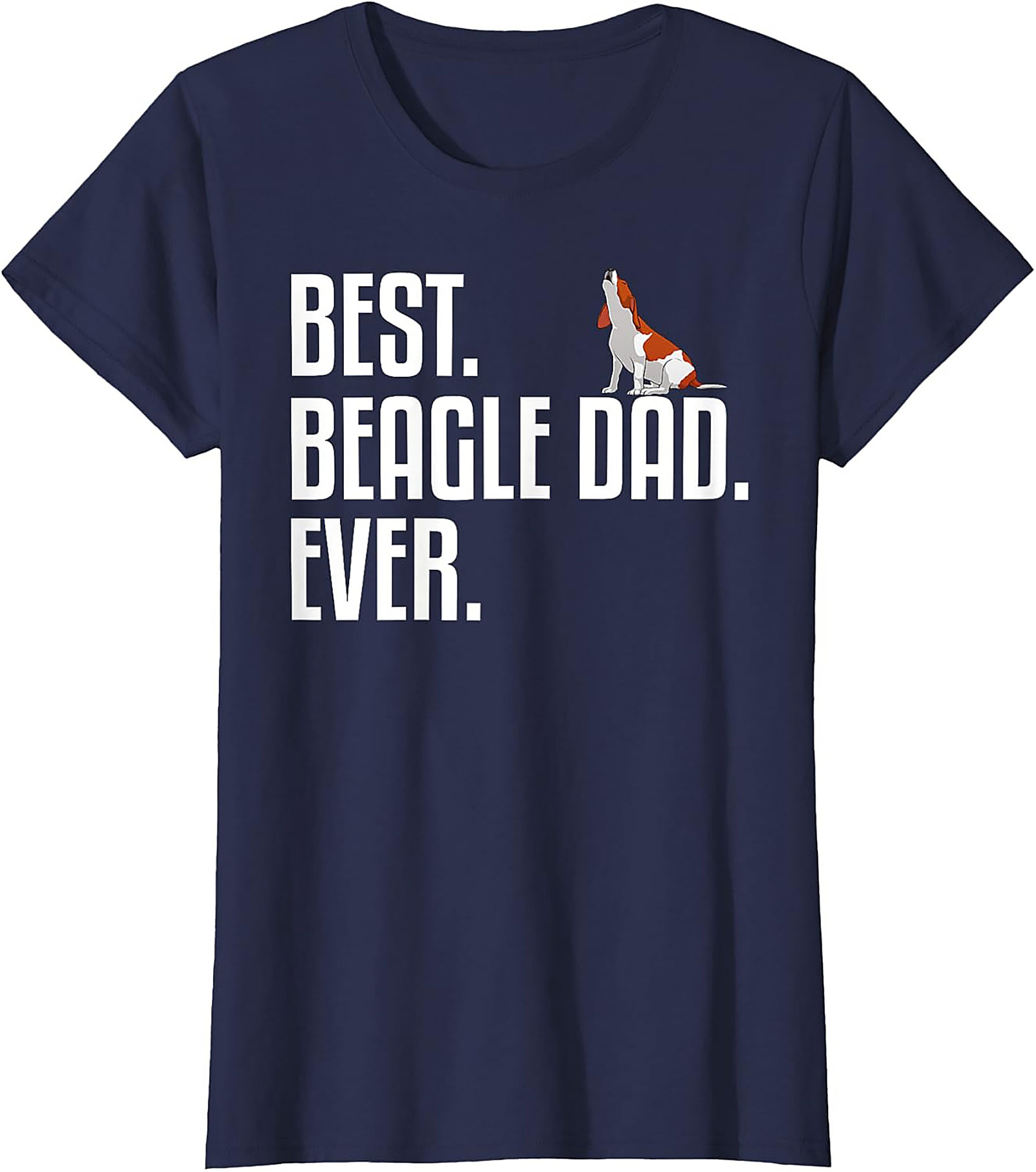 Best Beagle Dad Ever T-shirt | Funny Dog Dad Graphic Tee