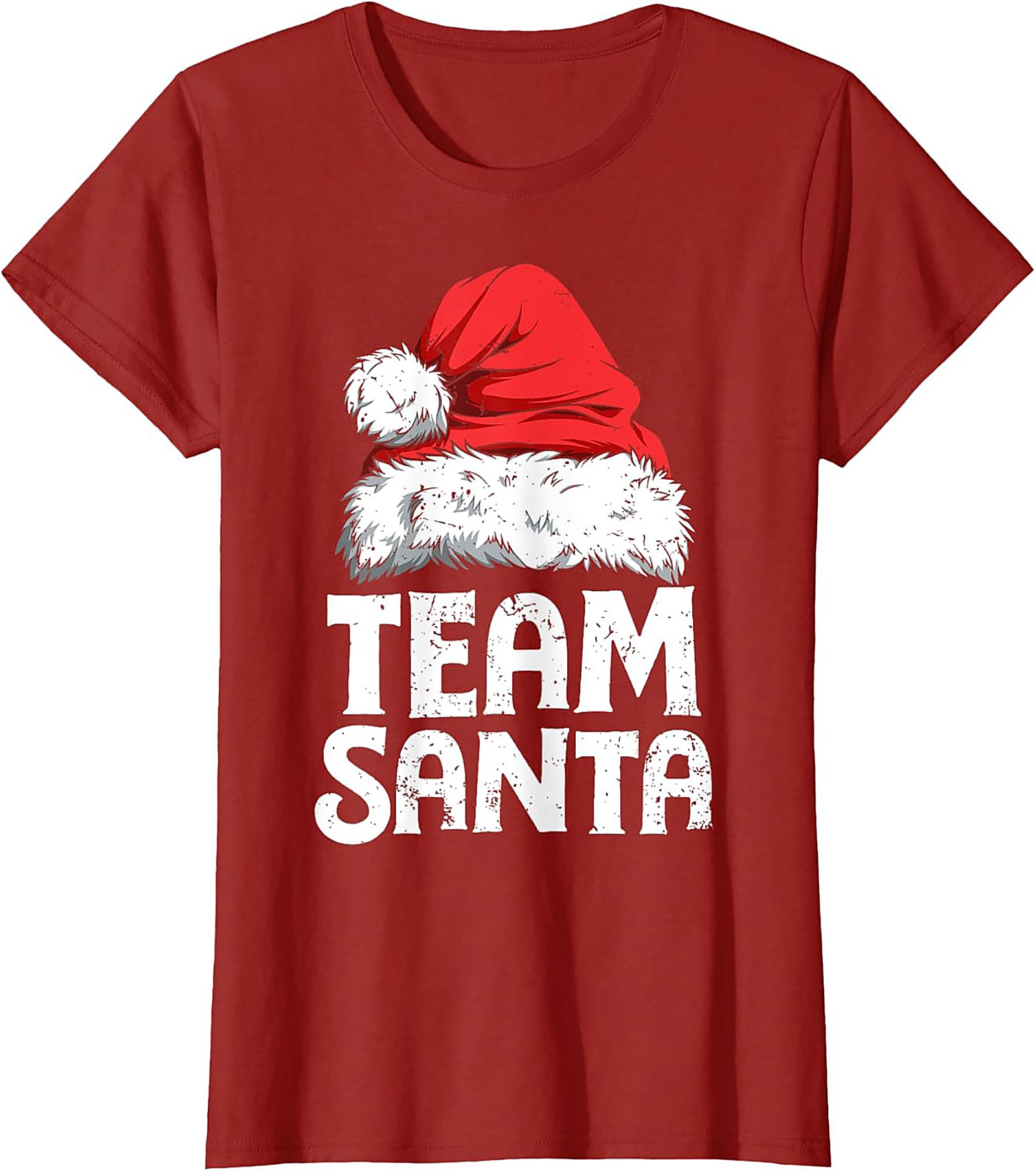 Team Santa Graphic Tee Funny Christmas Shirt